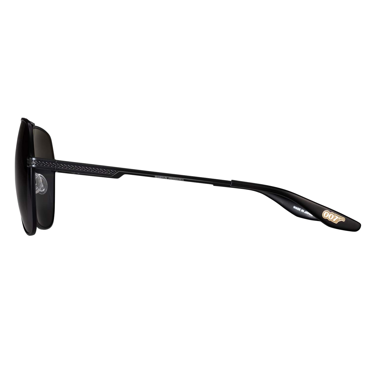 James Bond Avtak Sunglasses - Black/Noir - By Barton Perreira