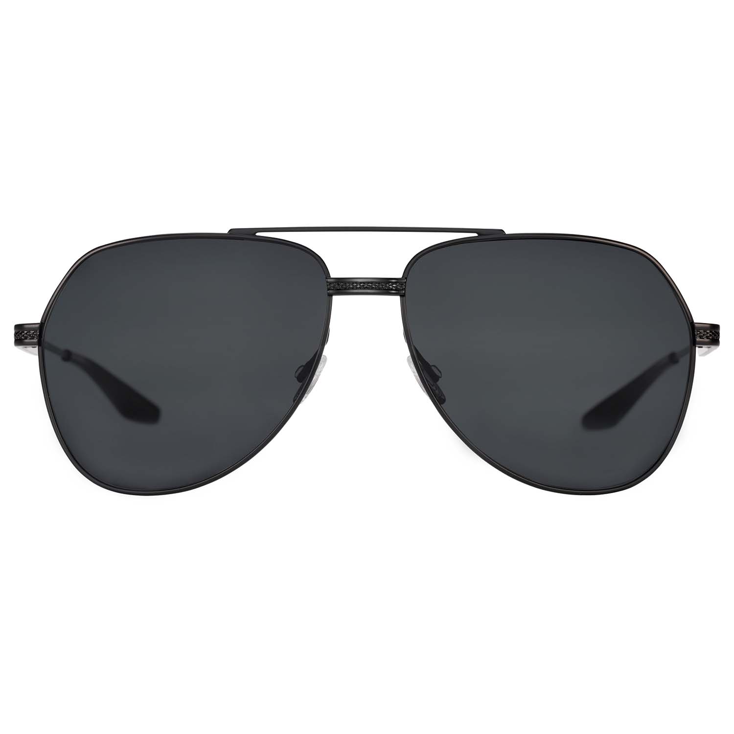 James Bond Avtak Sunglasses - Black/Noir - By Barton Perreira