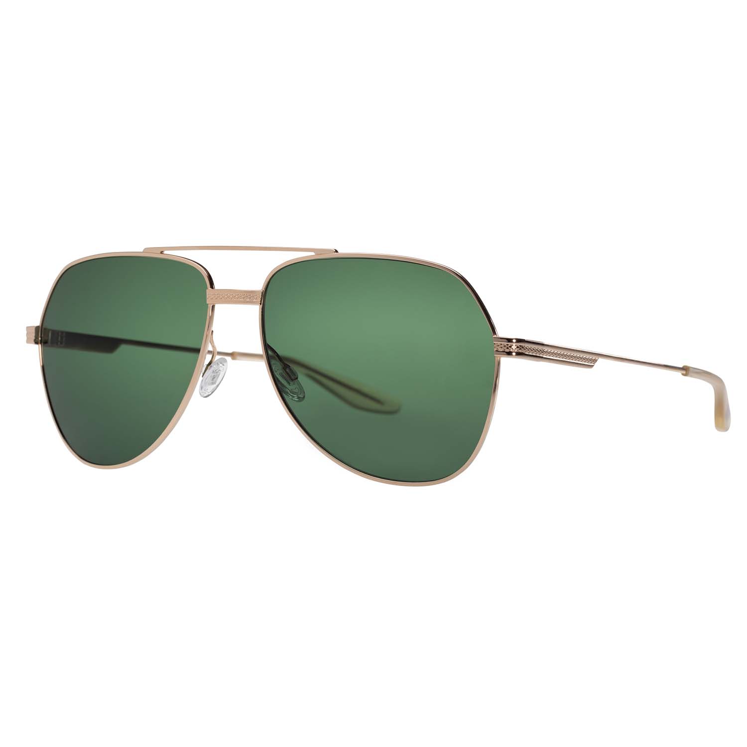 James Bond Avtak Sunglasses - Gold/Green - By Barton Perreira