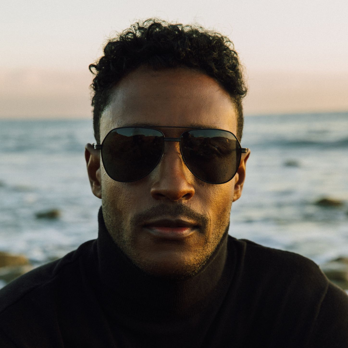 James Bond Avtak Sunglasses - Black/Noir - By Barton Perreira