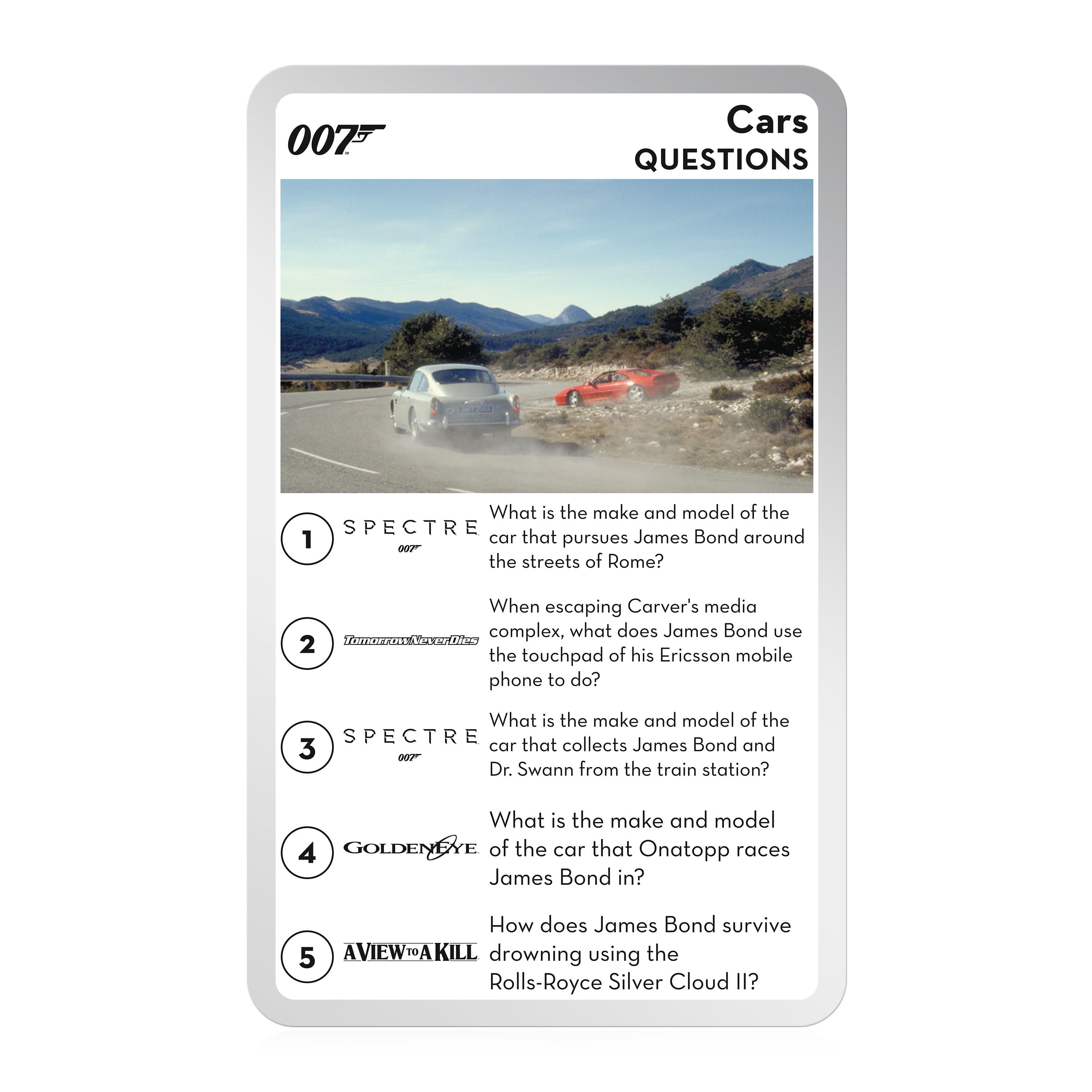 007 James Bond Top Trumps Quiz - No Time To Die Edition