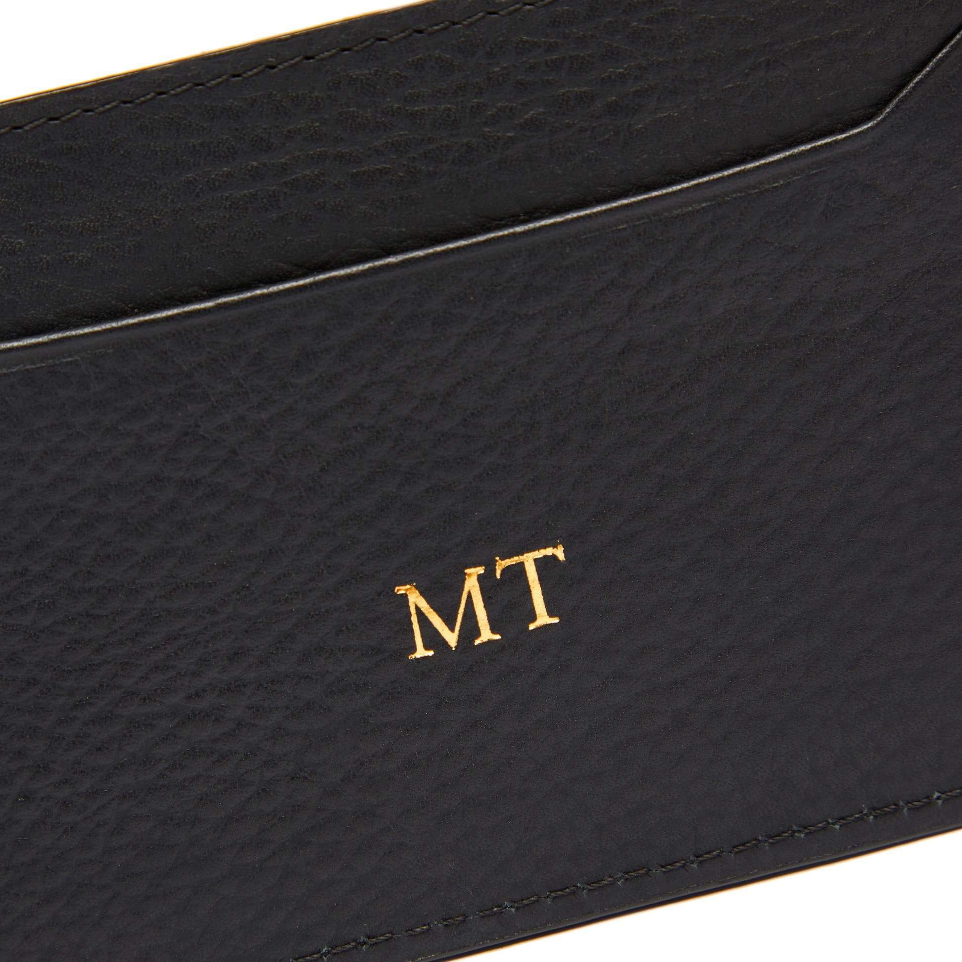 James Bond 007 Personalised Leather Card Holder (3 Colours)