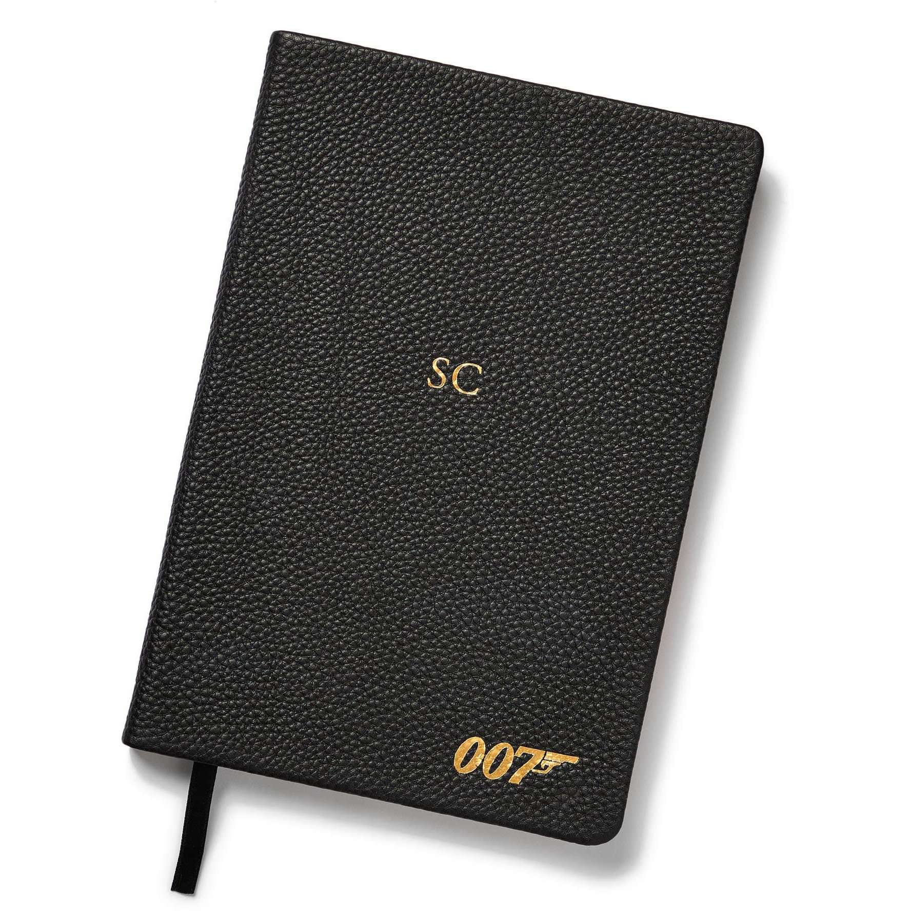 James Bond 007 Personalised Leather A4 Notebook (3 Colours)