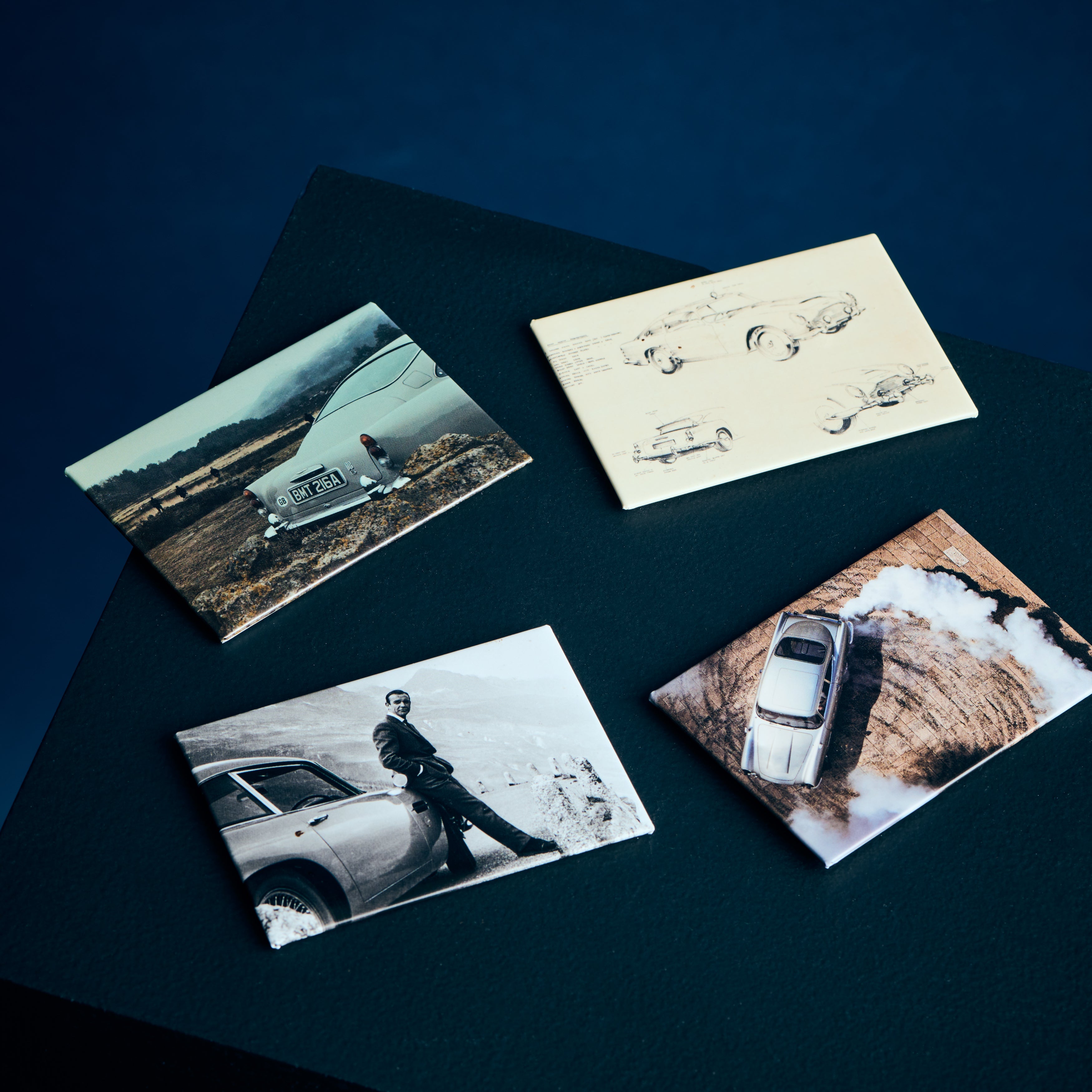 James Bond Car Magnet Set
