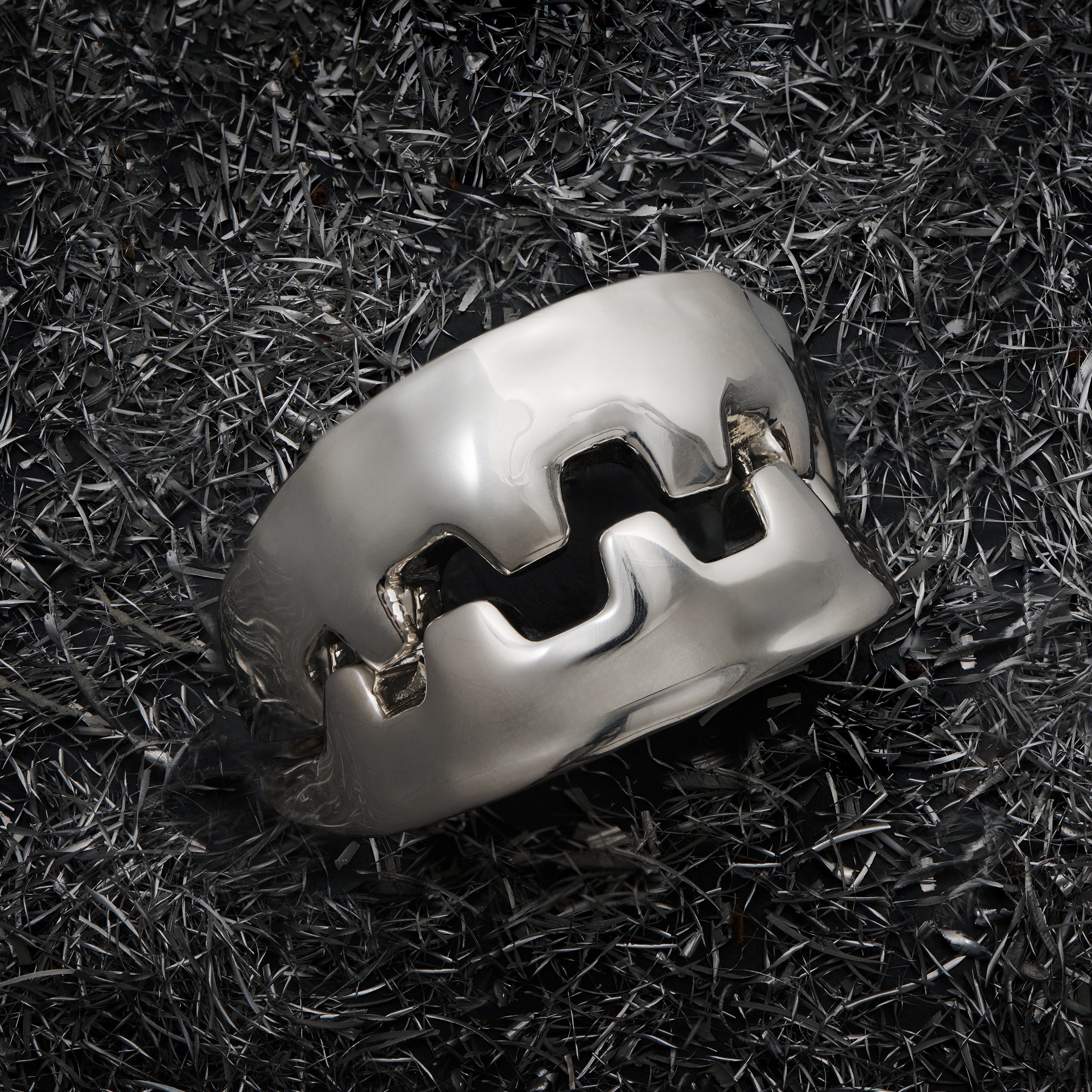 James Bond Jaws Teeth Silver-plated Paperweight - Numbered Edition