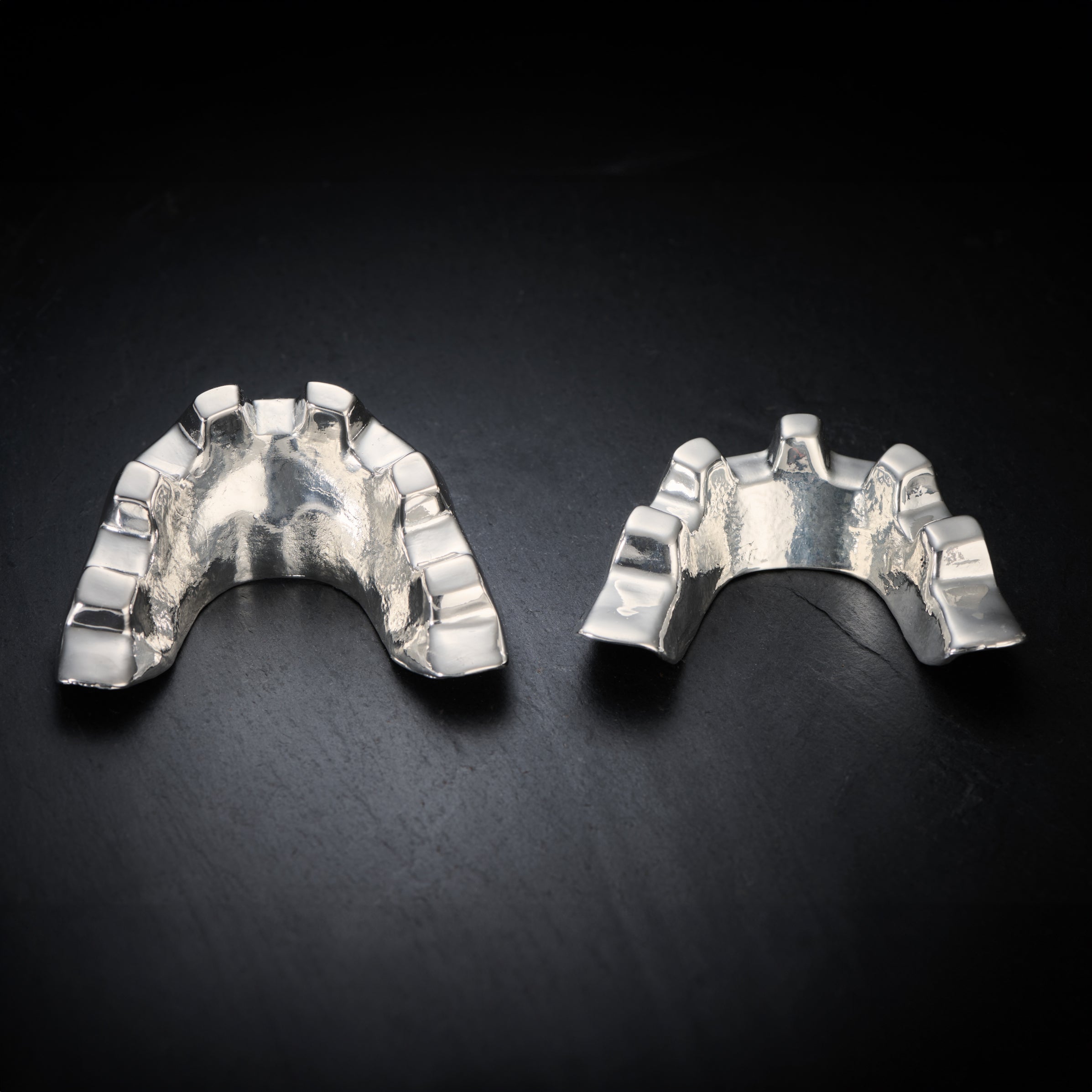 James Bond Jaws Teeth Silver-plated Paperweight - Numbered Edition