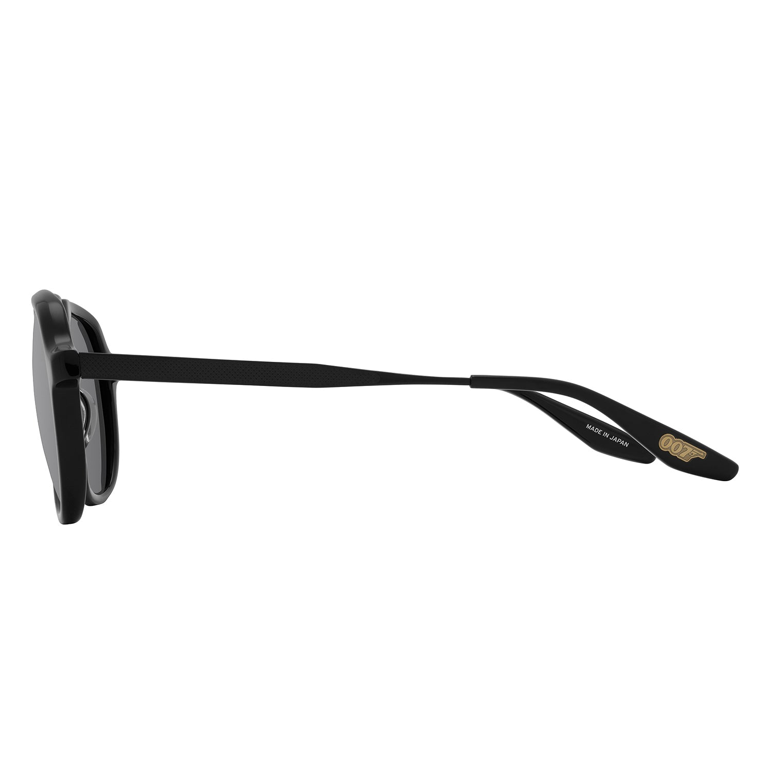James Bond 007 Vedretta Sunglasses - Black / Black Satin / Noir Edition - By Barton Perreira (Pre-order)