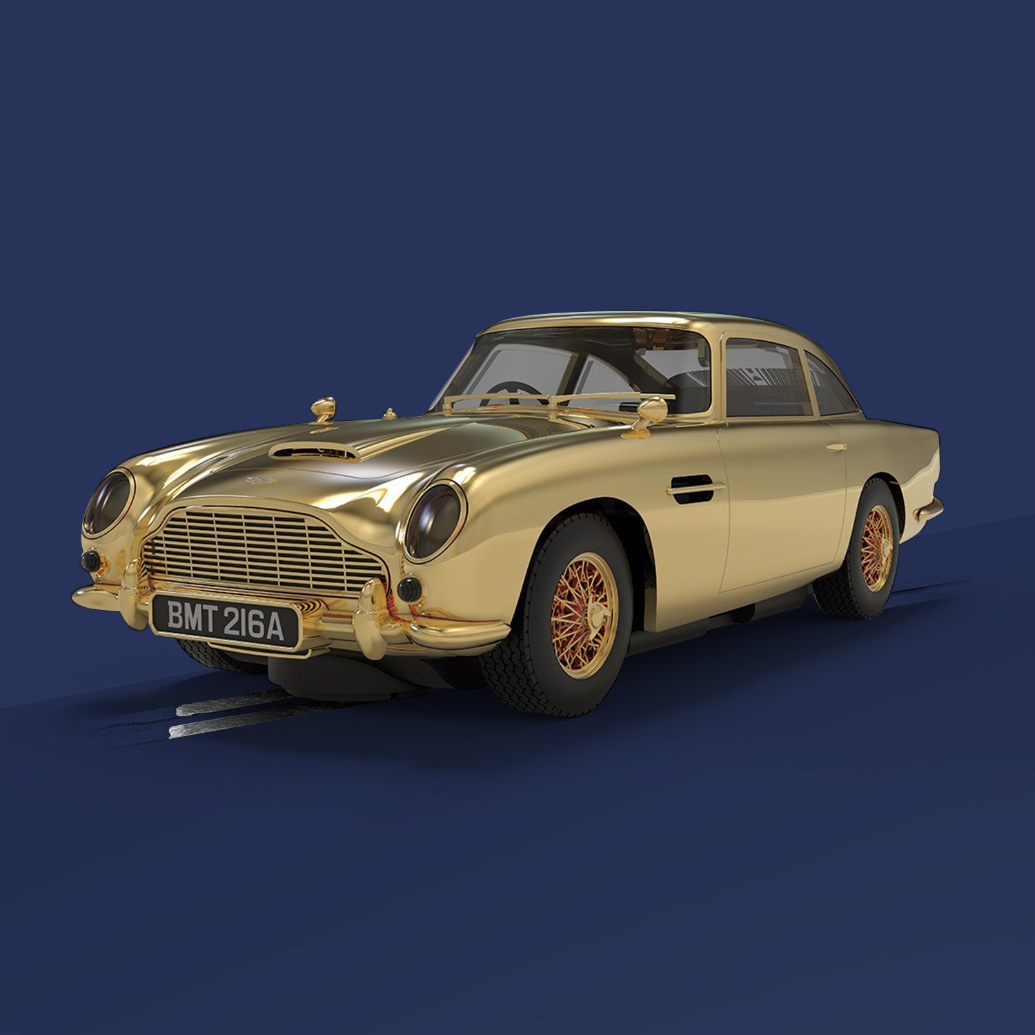 Scalextric James Bond Aston Martin DB5 Slot Car - Goldfinger 60th Anniversary Gold Edition