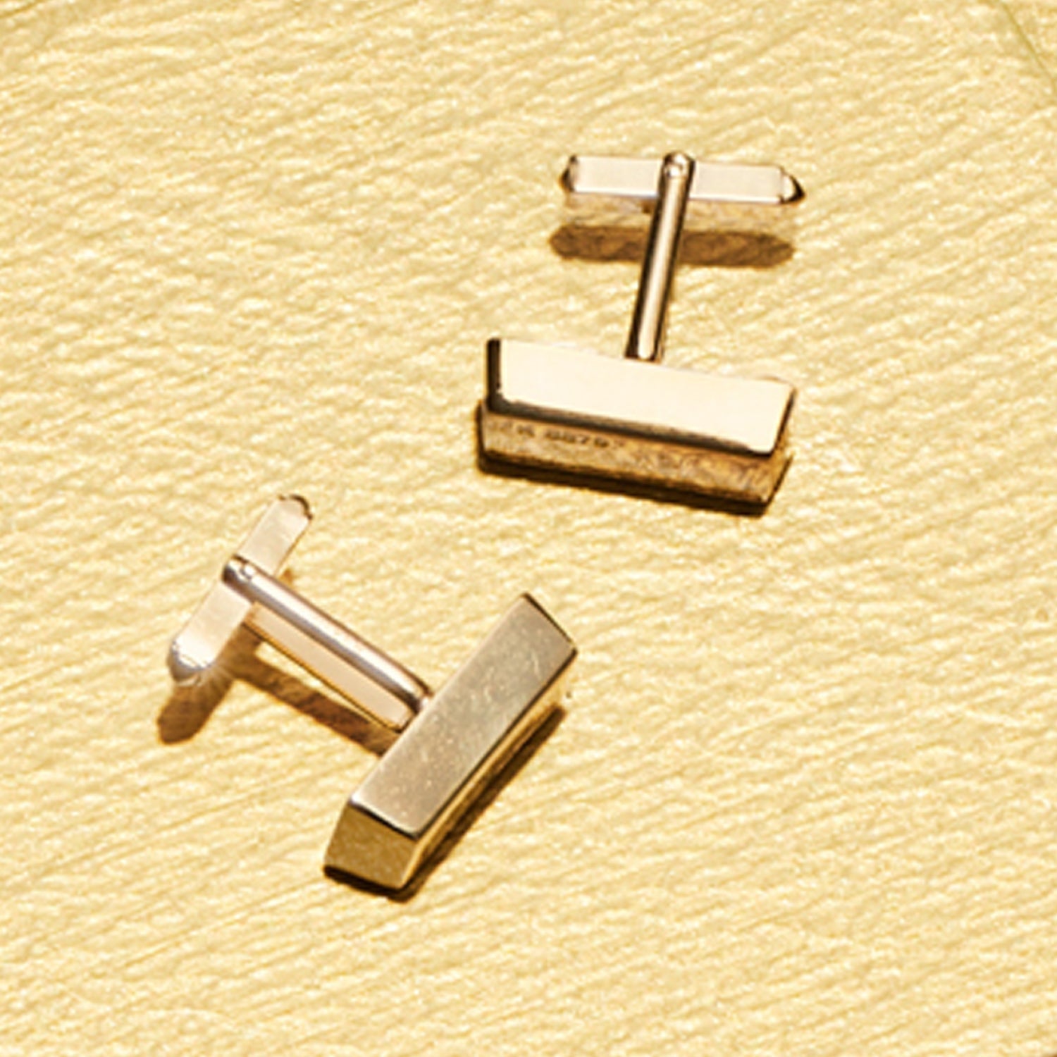 James Bond 18ct Gold Bullion Bar Cufflinks - Goldfinger Edition