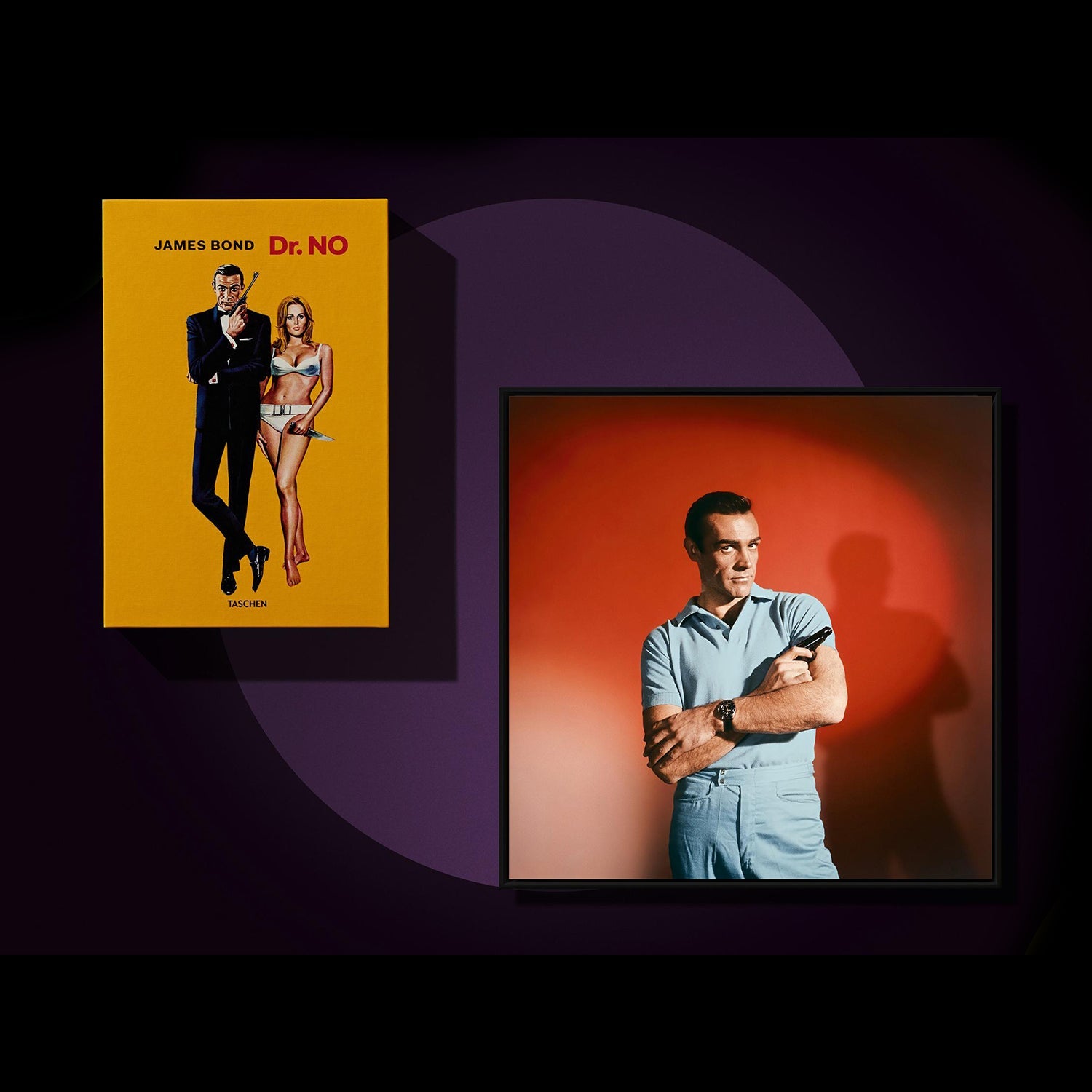James Bond Dr. No Archive Book & Framed Art - Publicity Portrait Signed & Numbered Edition - By Taschen