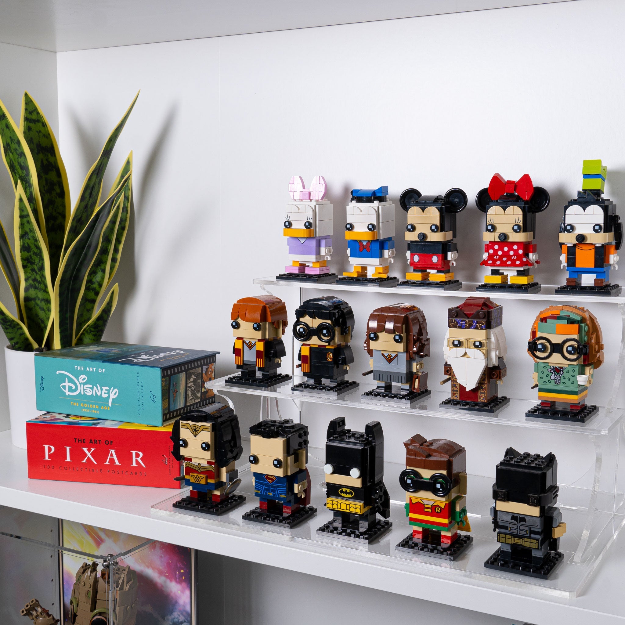 Display podium for LEGO® Brickheadz for IKEA® Billy BookCase