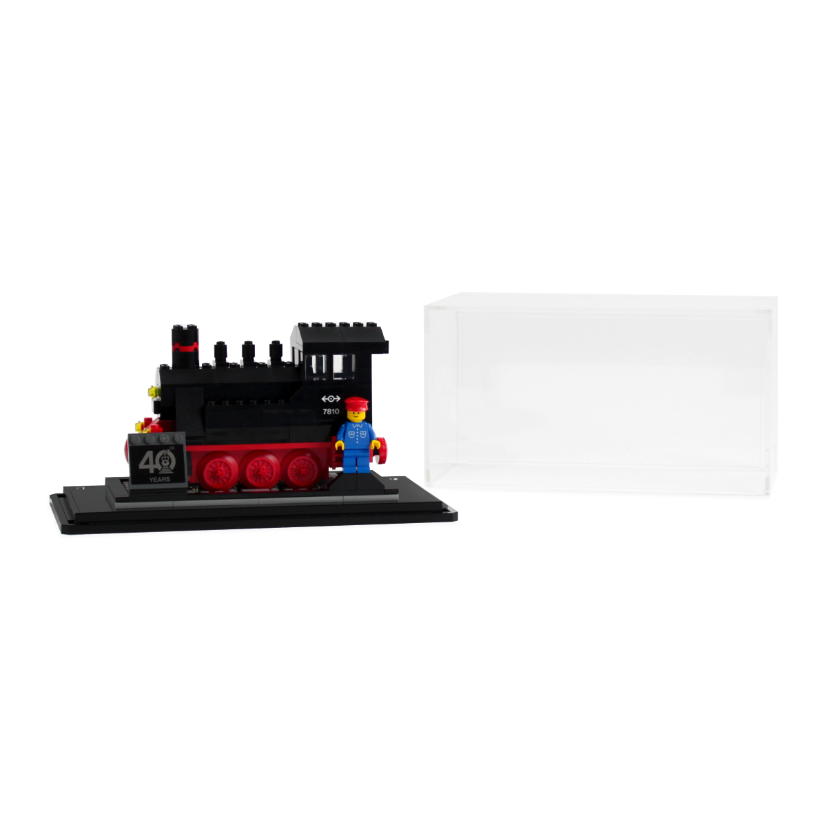 Display Case for LEGO® Trains 40th anniversary set (40370)