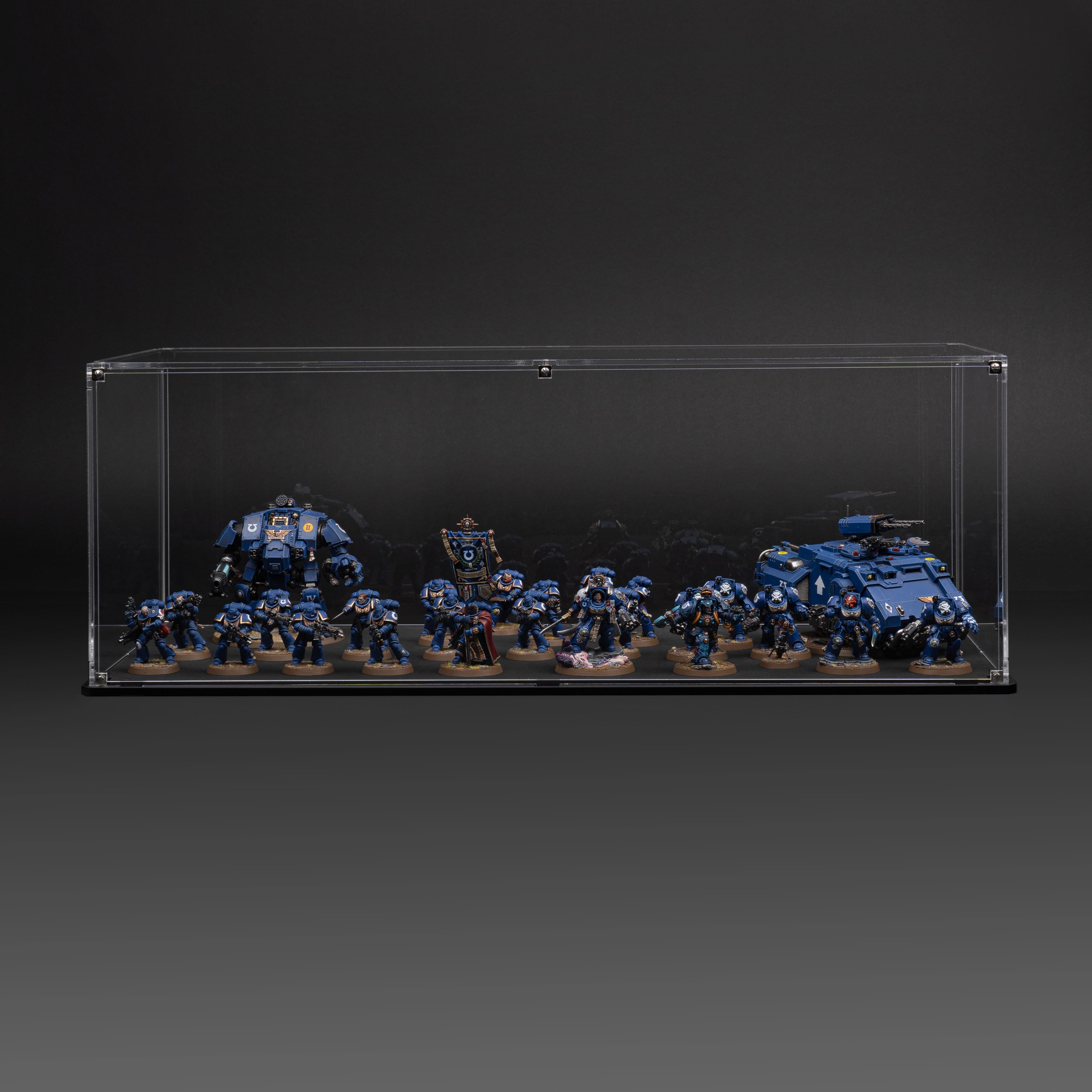 Display Case for Warhammer® Army with Clear Background