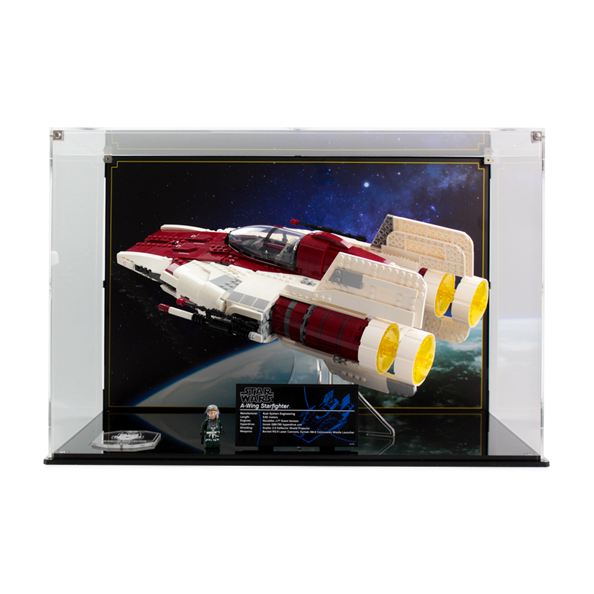 Display Case for LEGO® Star Wars™ UCS A-Wing (75275)