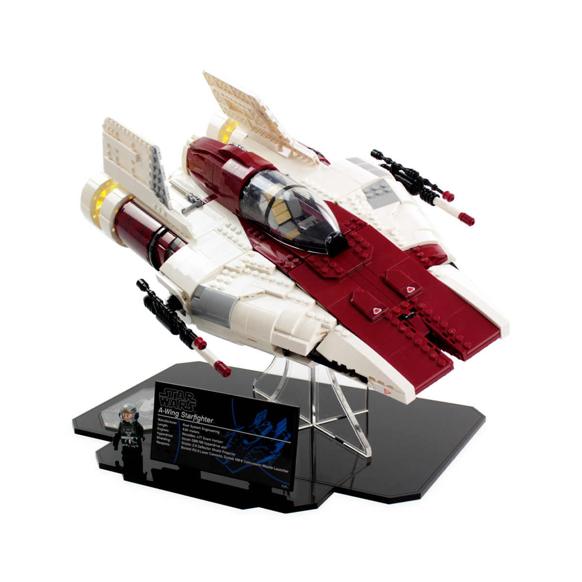 Display Stand for LEGO® Star Wars™ UCS A-Wing (75275)