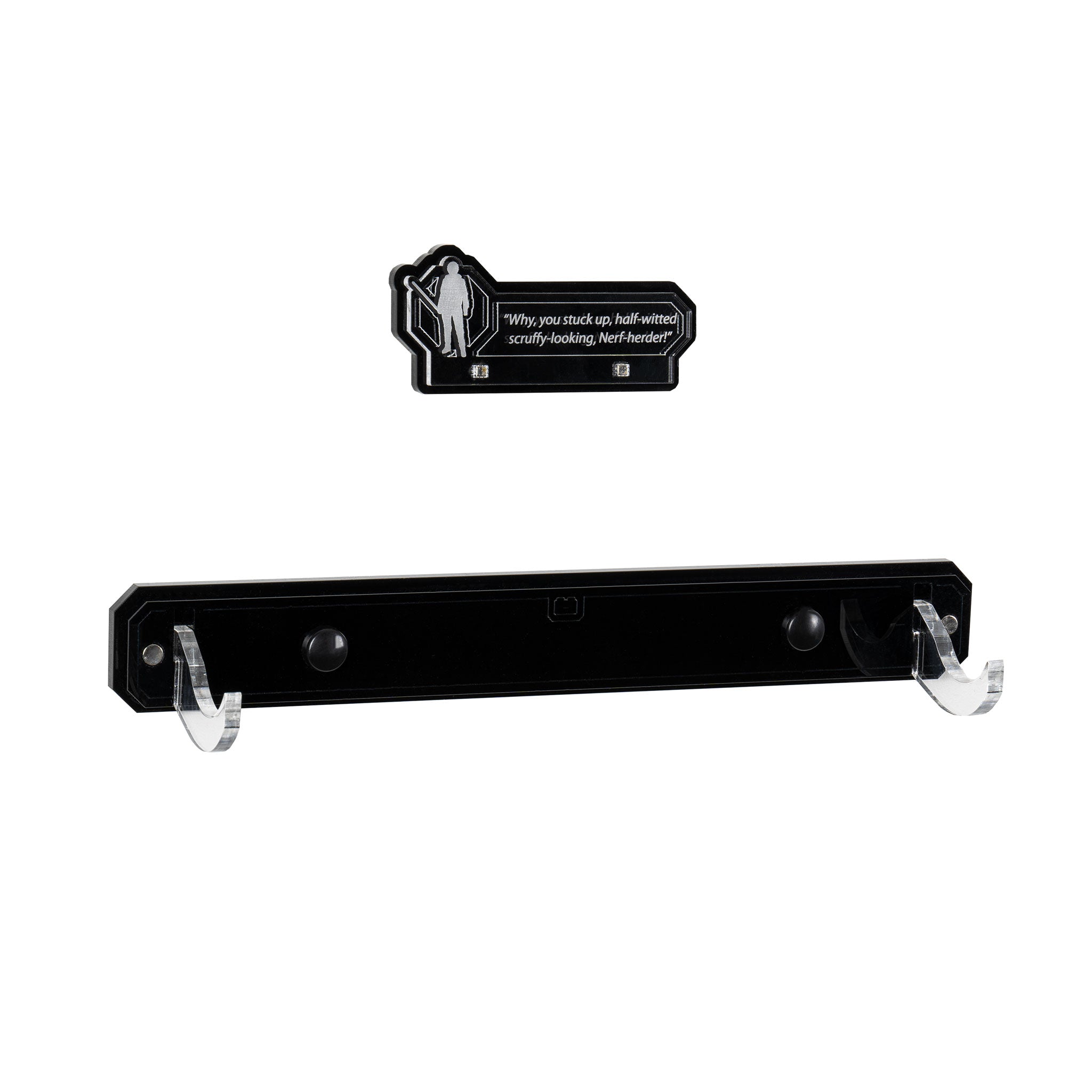 Wall Mounted Display Stand for Star Wars™ Black Series Leia Organa Lightsaber