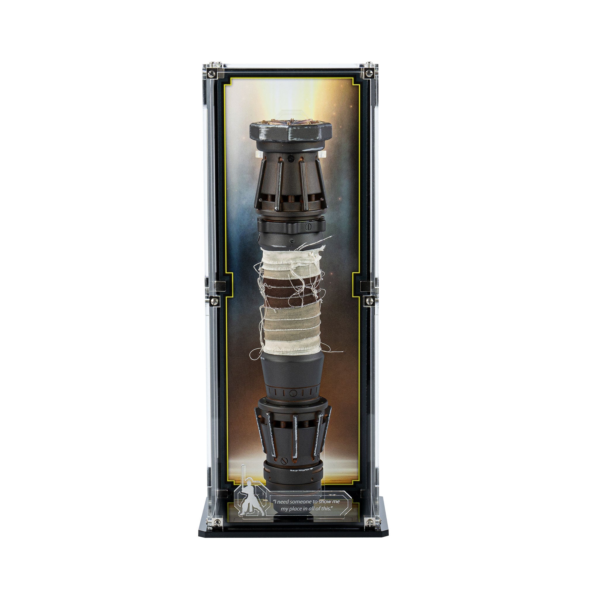 Display Case for Star Wars™ Black Series Rey Skywalker Lightsaber