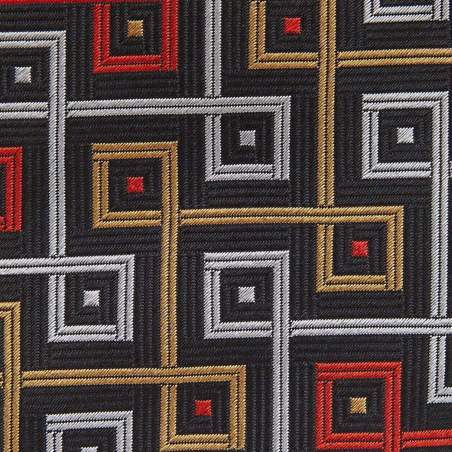 James Bond Geo Squares Silk Tie - The World Is Not Enough Edition - By Turnbull & Asser