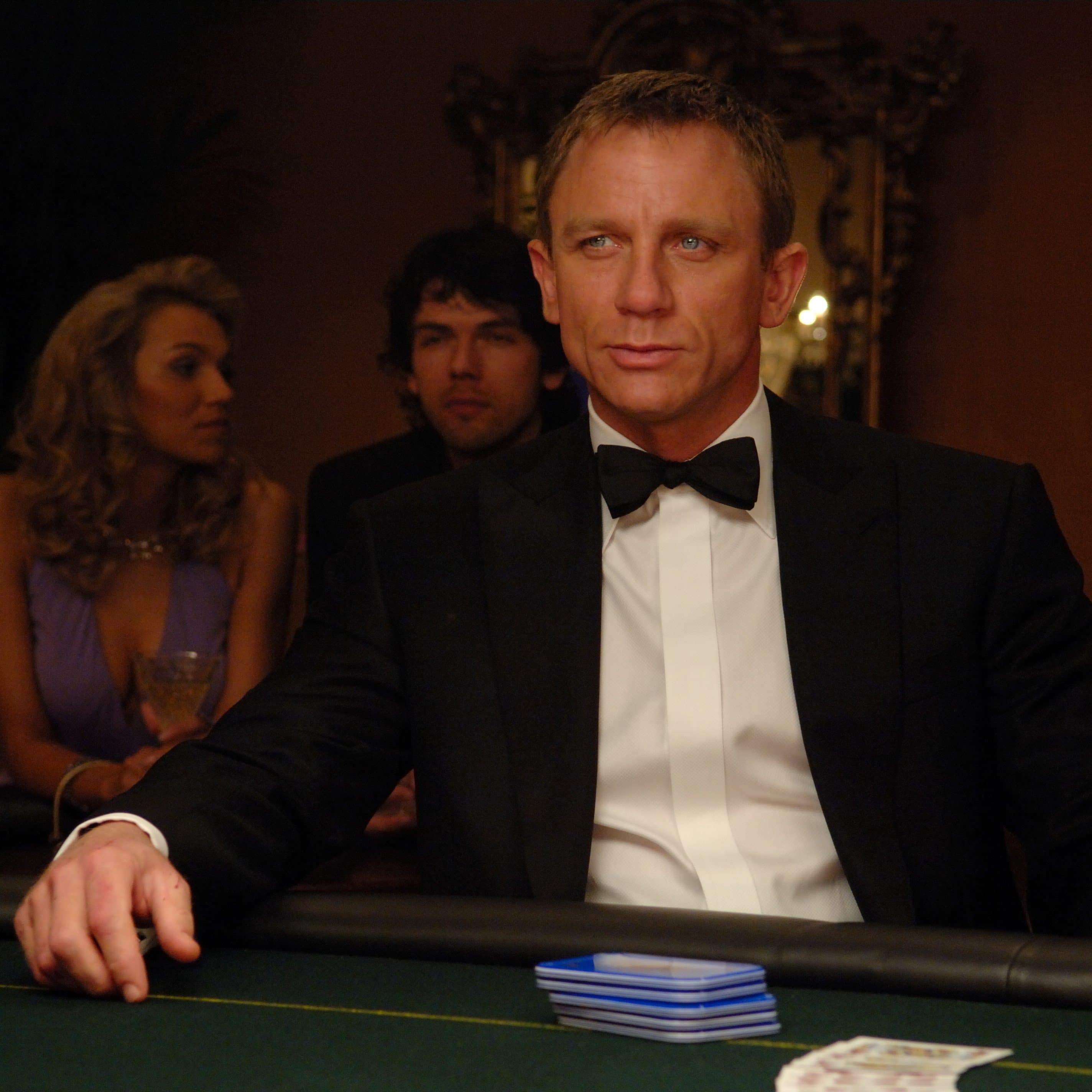 James Bond Black Silk Bow Tie - Casino Royale Edition - By Turnbull & Asser