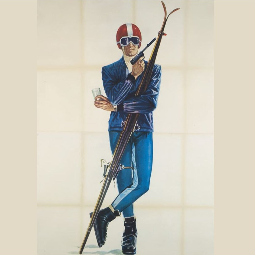 James Bond Skier Tree Decoration