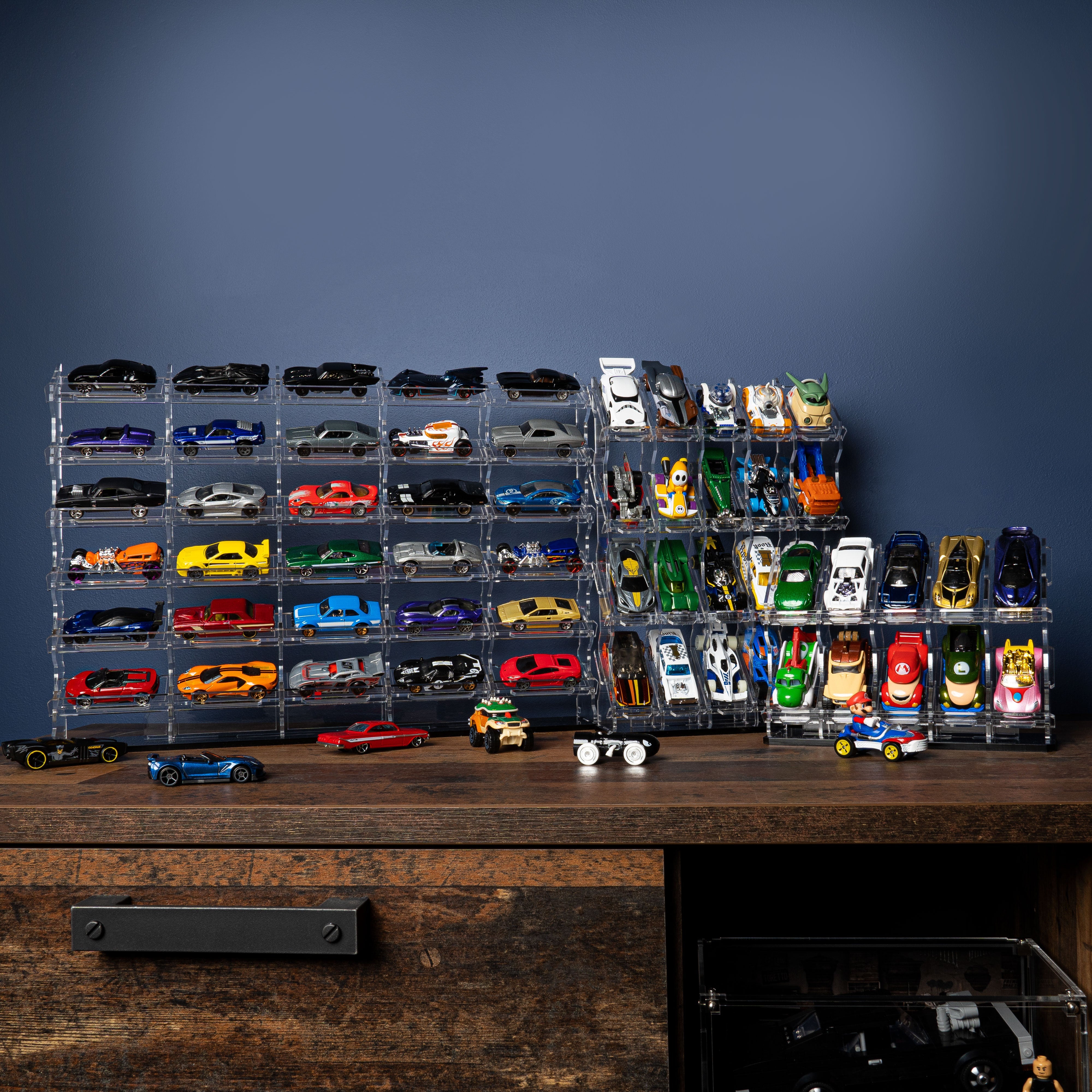 Vertical Display Stand for 1:64 scale Hot Wheels cars