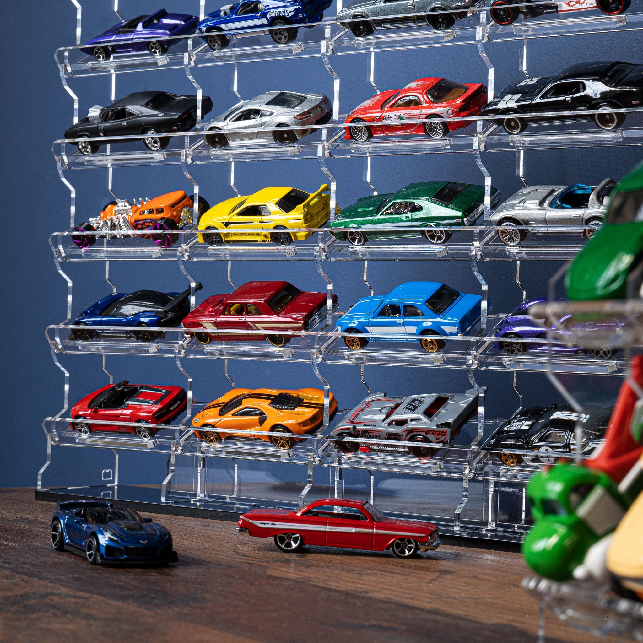 Vertical Display Stand for 1:64 scale Hot Wheels cars