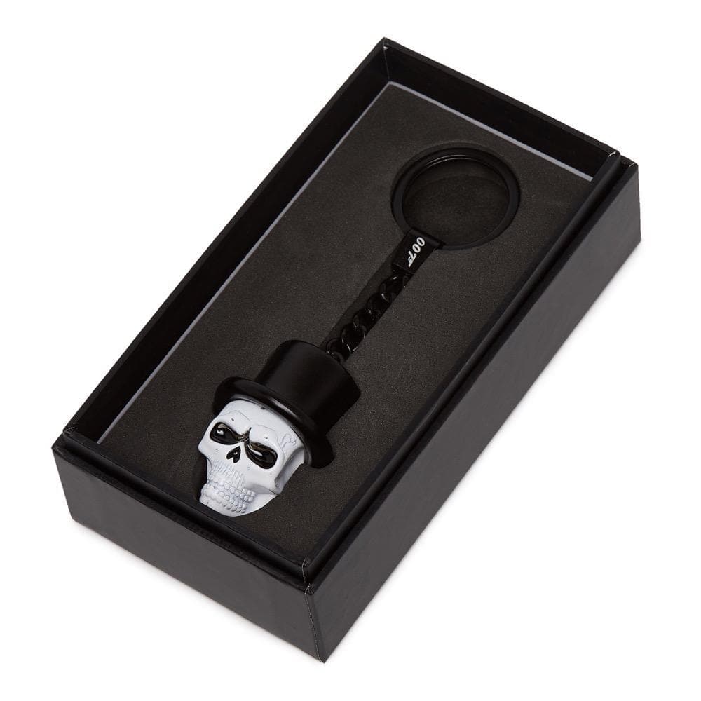 James Bond Spectre Skull Mask Metal & Enamel Keyring