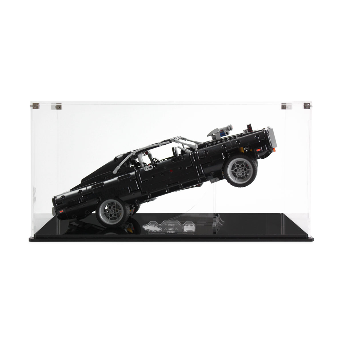 Display Case for LEGO® Technic: Dom's Dodge Charger (42111)