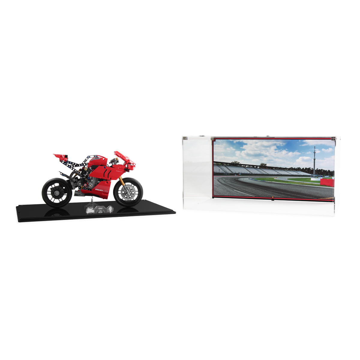 Display Case for LEGO® Technic: Ducati Panigale V4 R (42107)