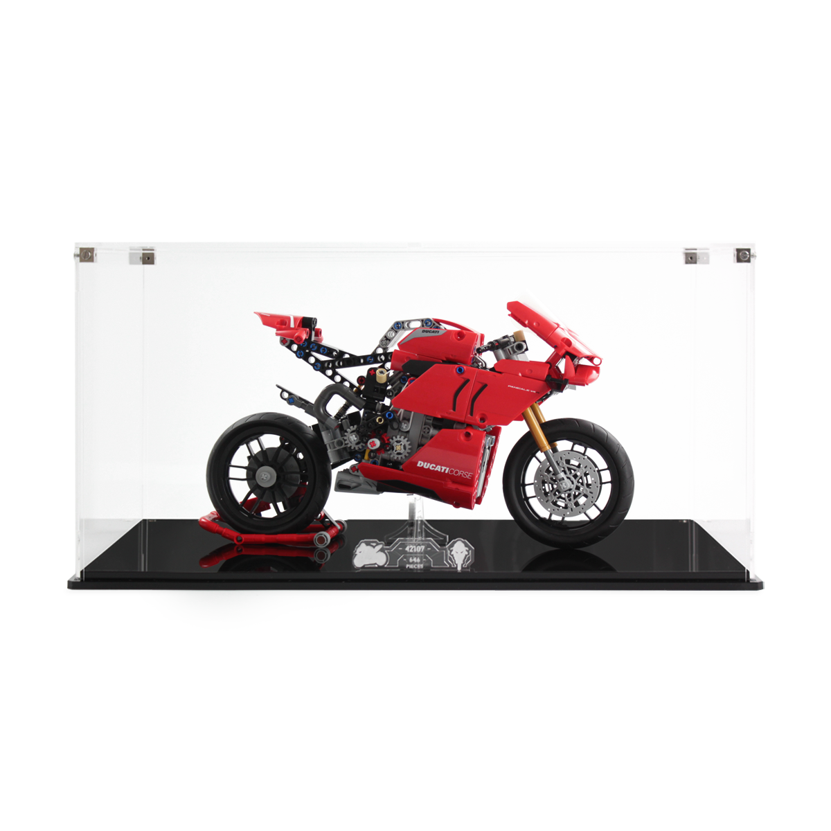 Display Case for LEGO® Technic: Ducati Panigale V4 R (42107)