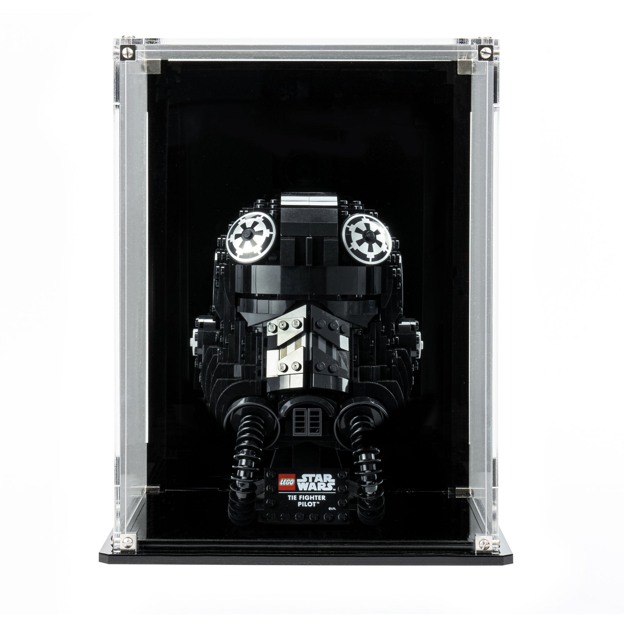 Display Case for LEGO® Star Wars™ TIE Fighter pilot helmet (75274)