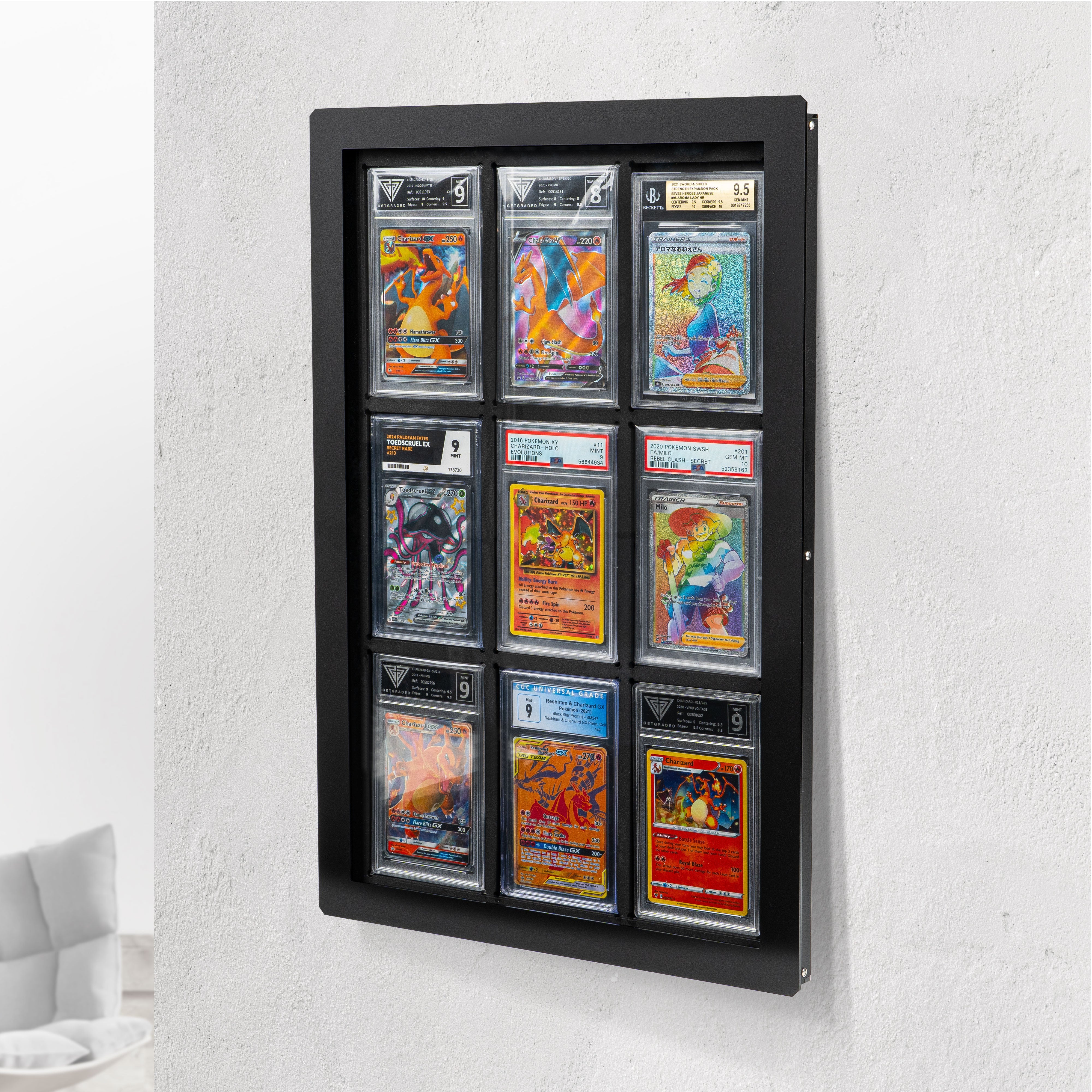 Display Frame for Graded Trading Cards