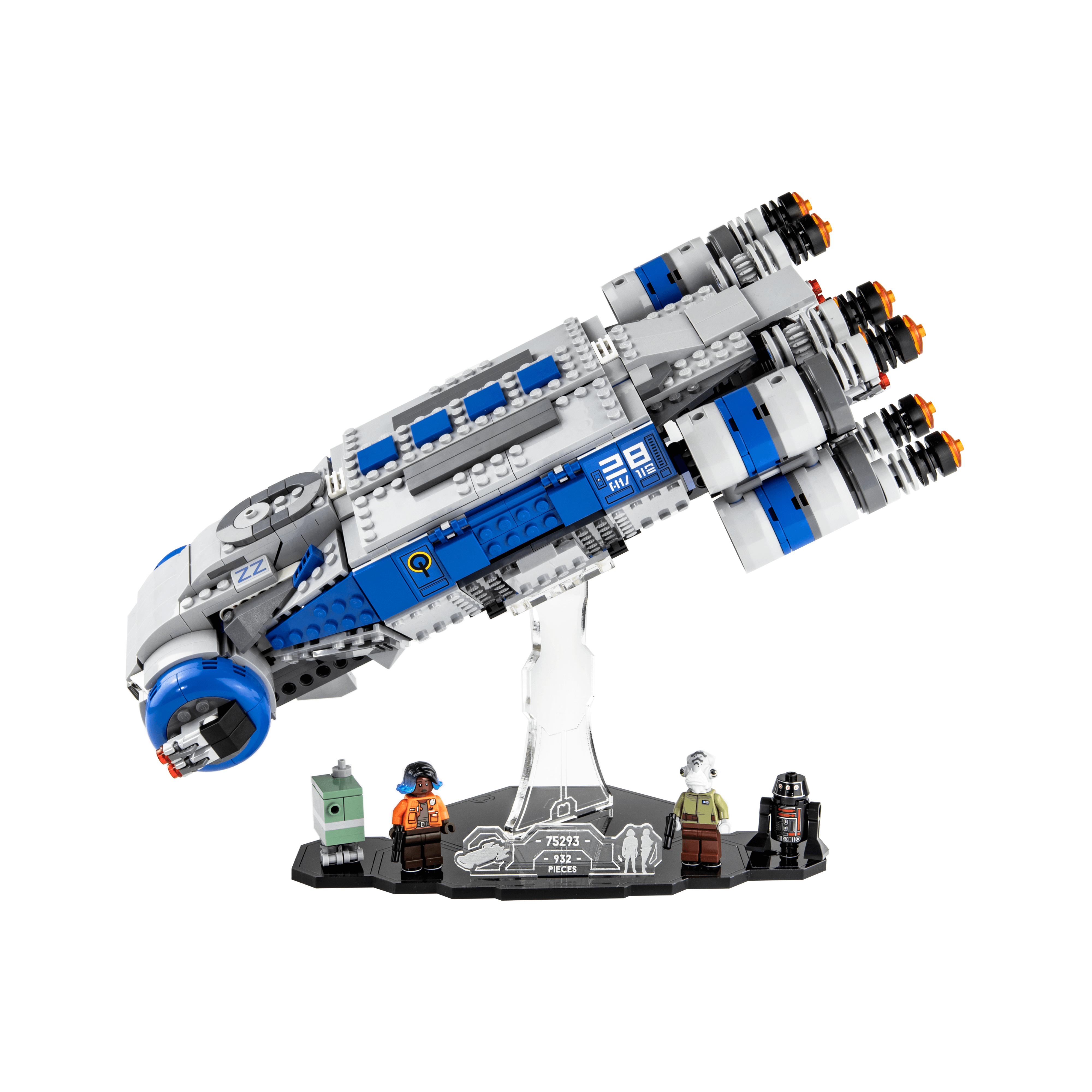 Display Stand for LEGO® Star Wars™ Resistance I-TS Transport (75293)