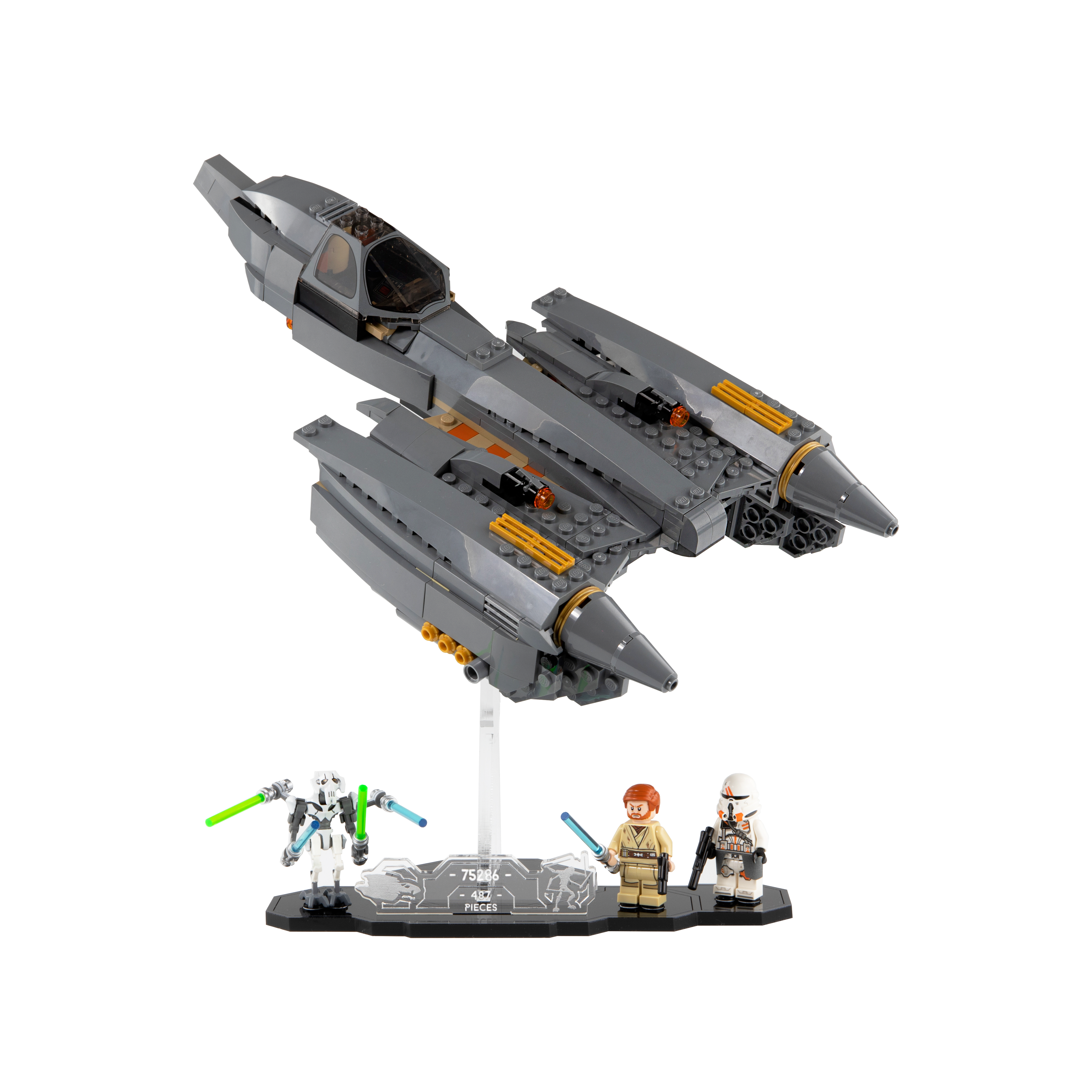 Display Stand for LEGO® Star Wars™ General Grievous's Starfighter (75286)