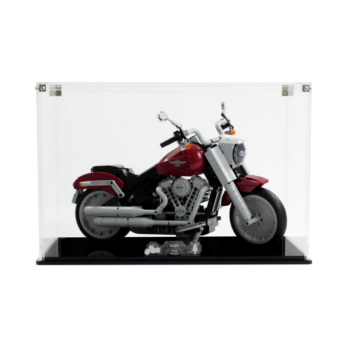 Display Case for LEGO® Creator: Harley Davidson Fatboy (10269)