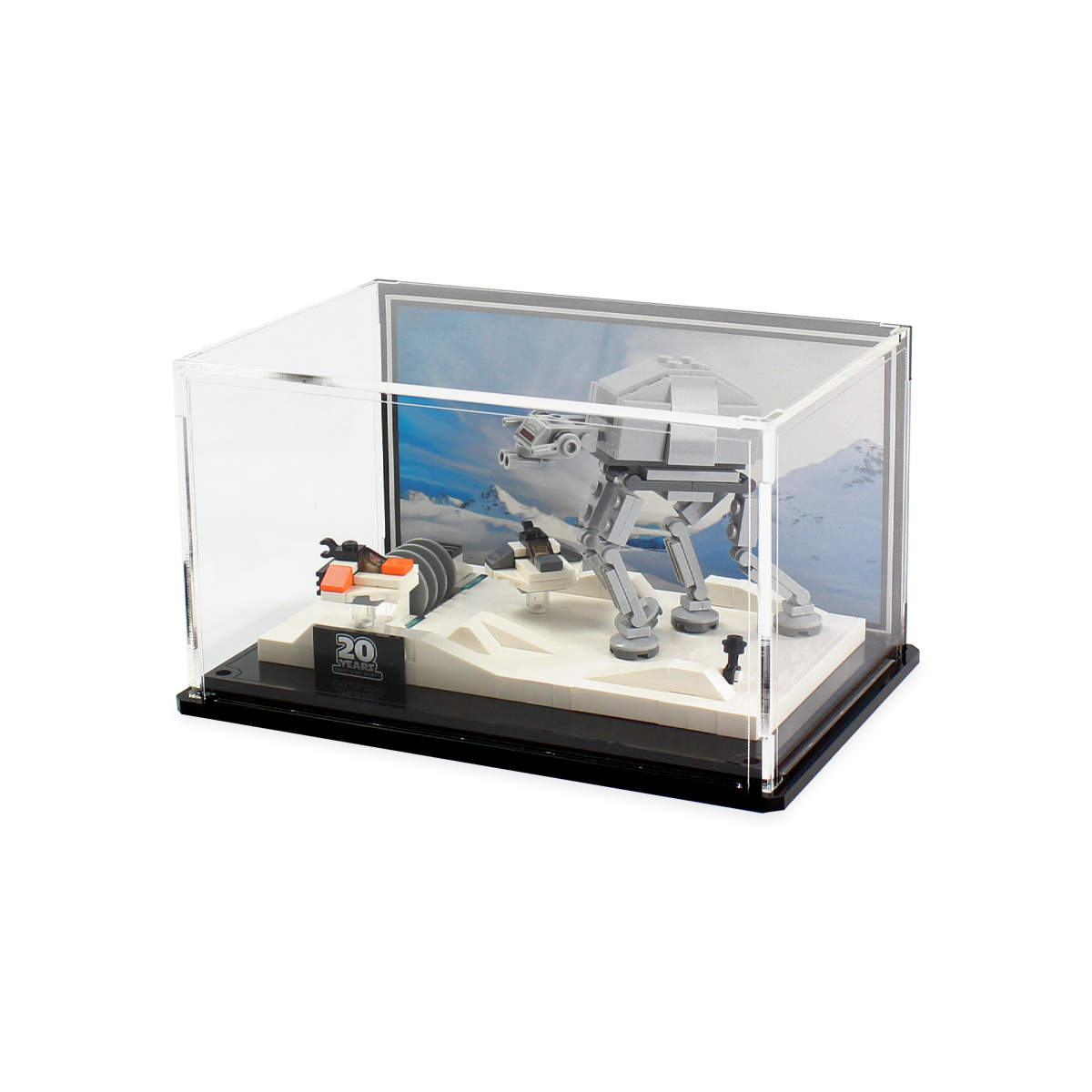 Display Case for LEGO® Star Wars™ Battle of Hoth 20th Anniversary Edition (40333)