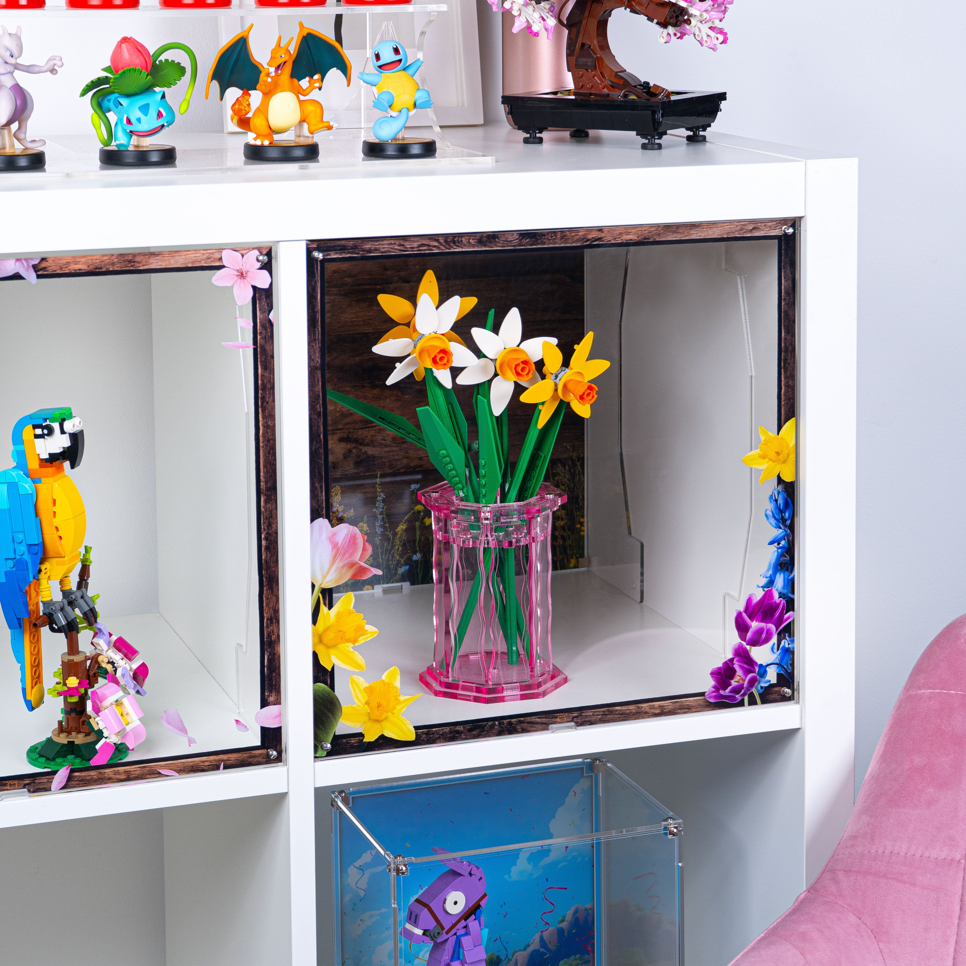 Decorative Spring Window Display Solution for IKEA® KALLAX