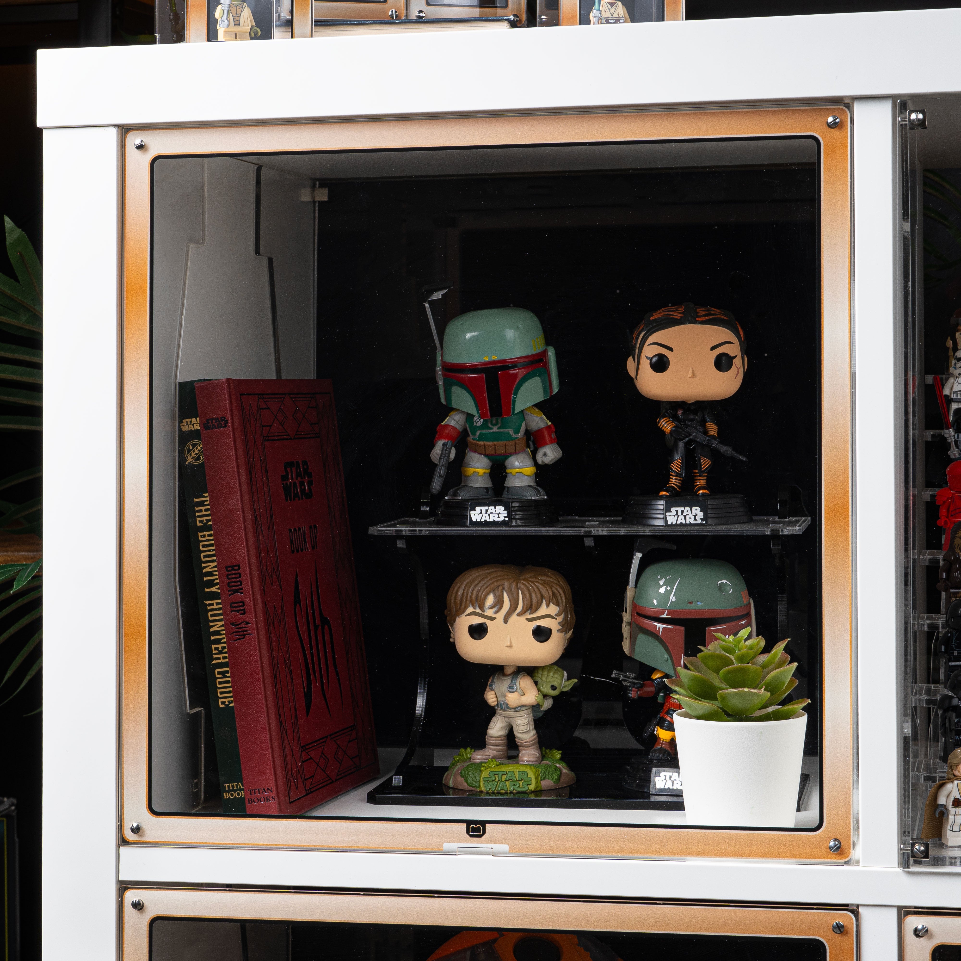 Star Wars™ Gold Themed Printed Window Display Solution for IKEA® KALLAX