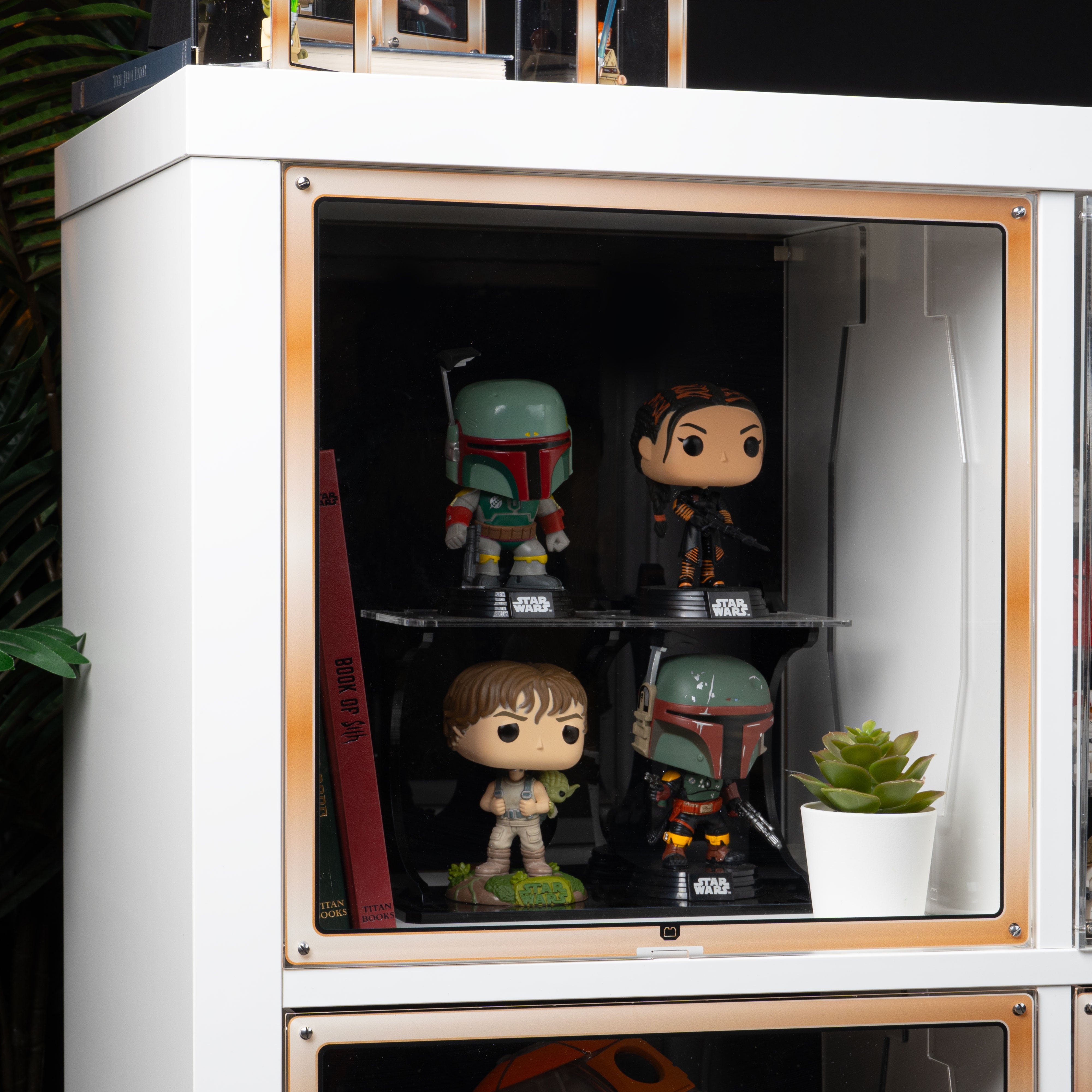 Star Wars™ Gold Themed Printed Window Display Solution for IKEA® KALLAX