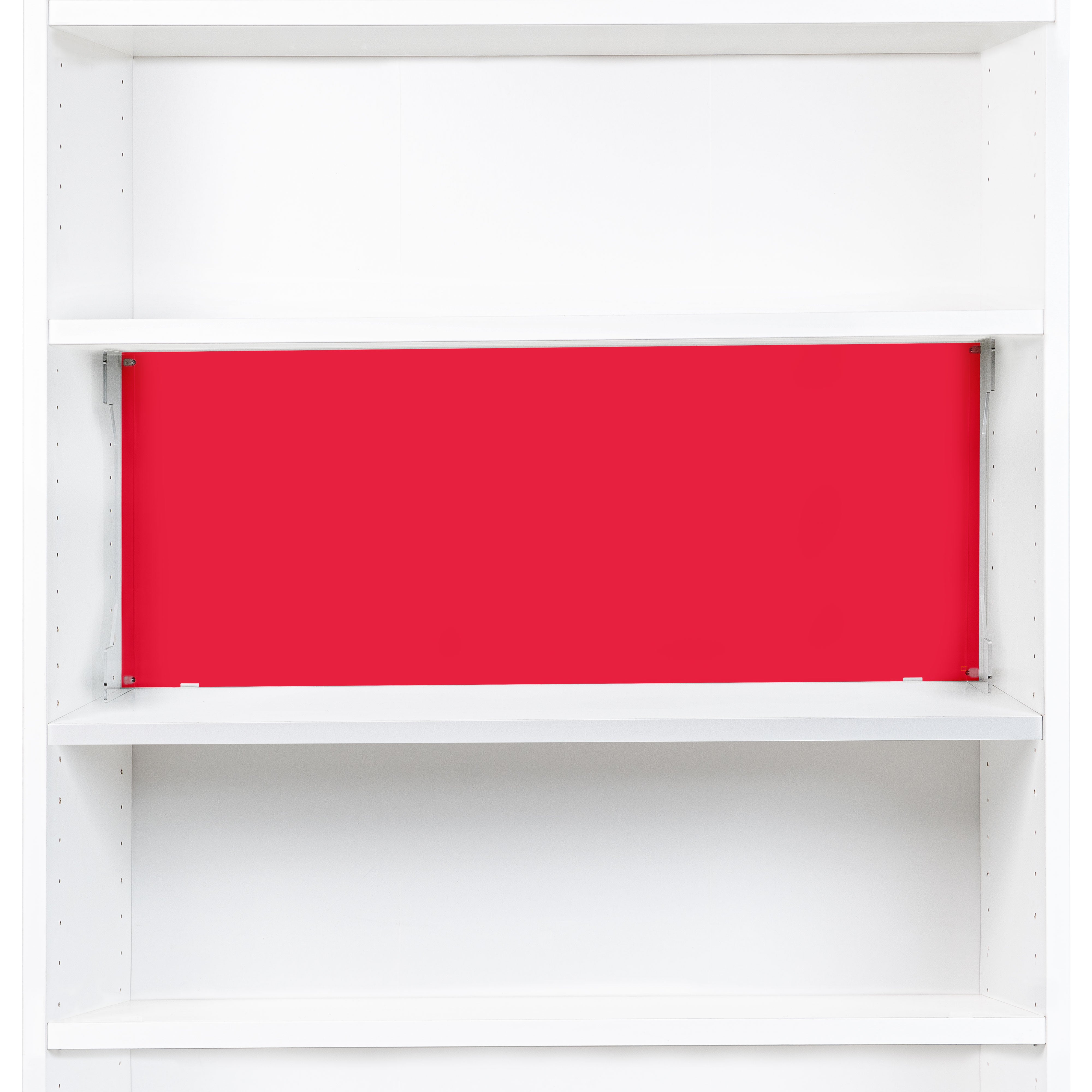 Window Display Solution for IKEA® BILLY Bookcase (80cm Wide) - Red