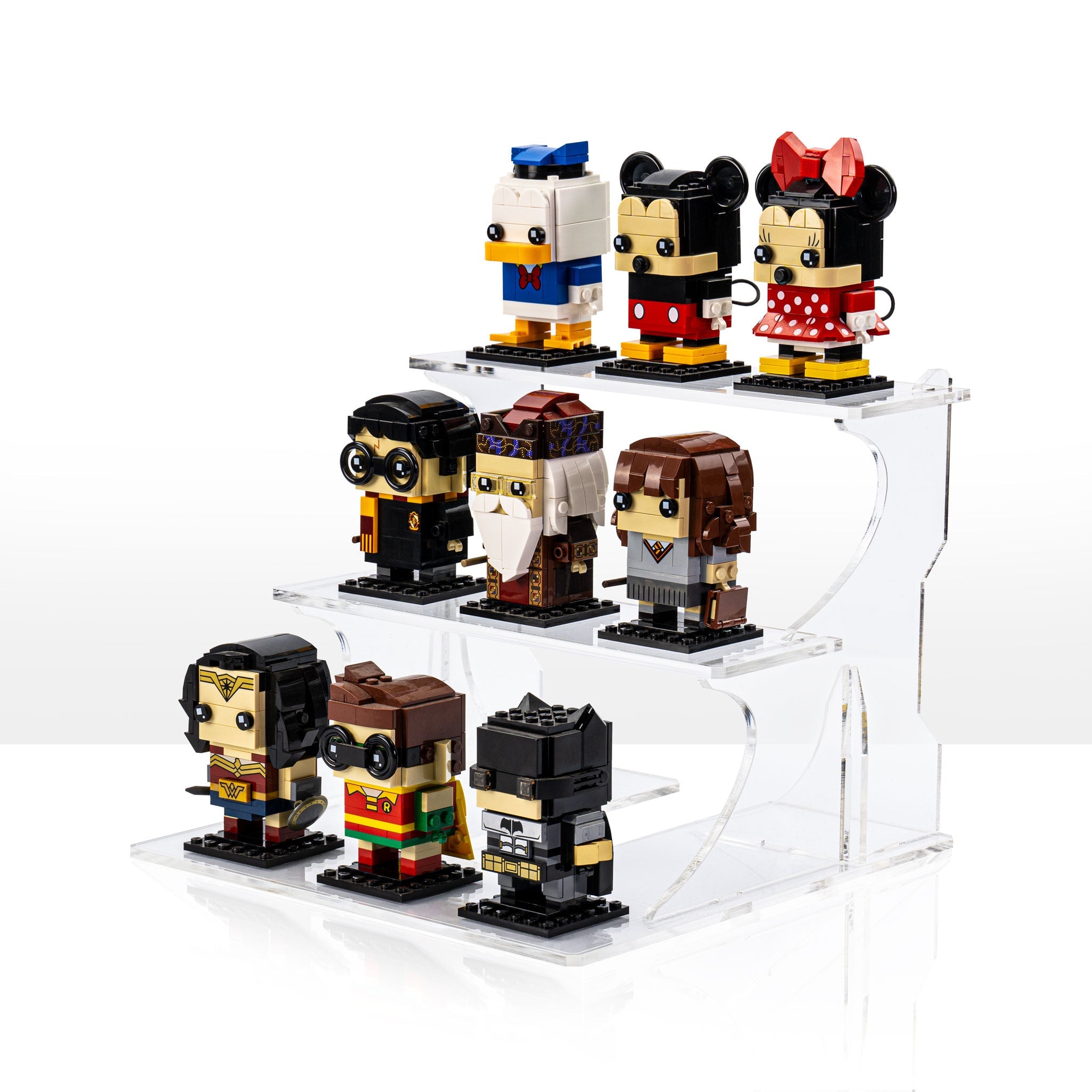 Display podium for LEGO® Brickheadz for IKEA® Billy BookCase