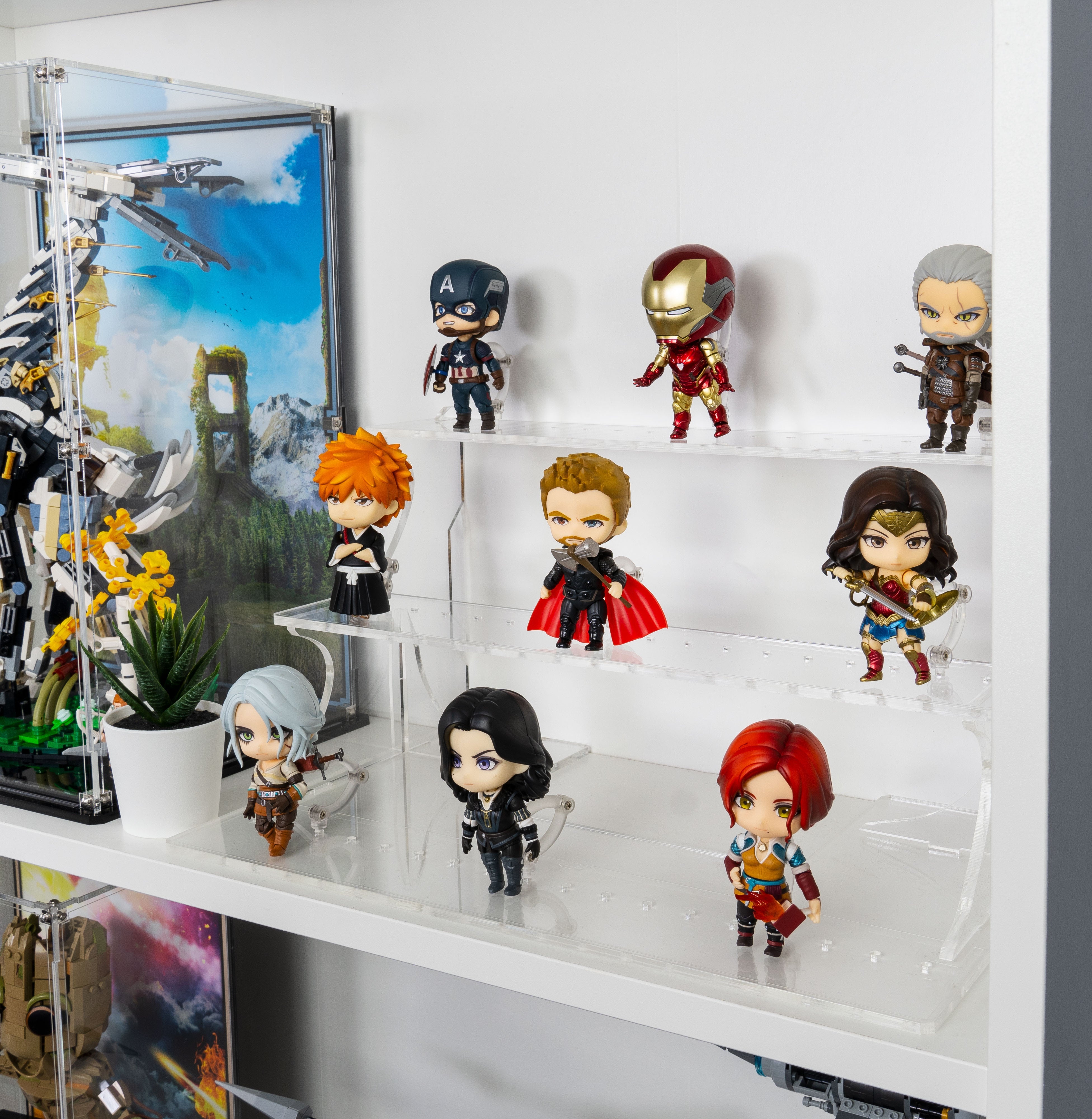 Display podium for Nendoroids for IKEA® Billy BookCase