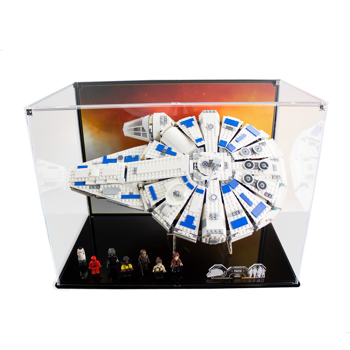 Display Case for LEGO® Star Wars™ Kessel Run Millennium Falcon (75212)