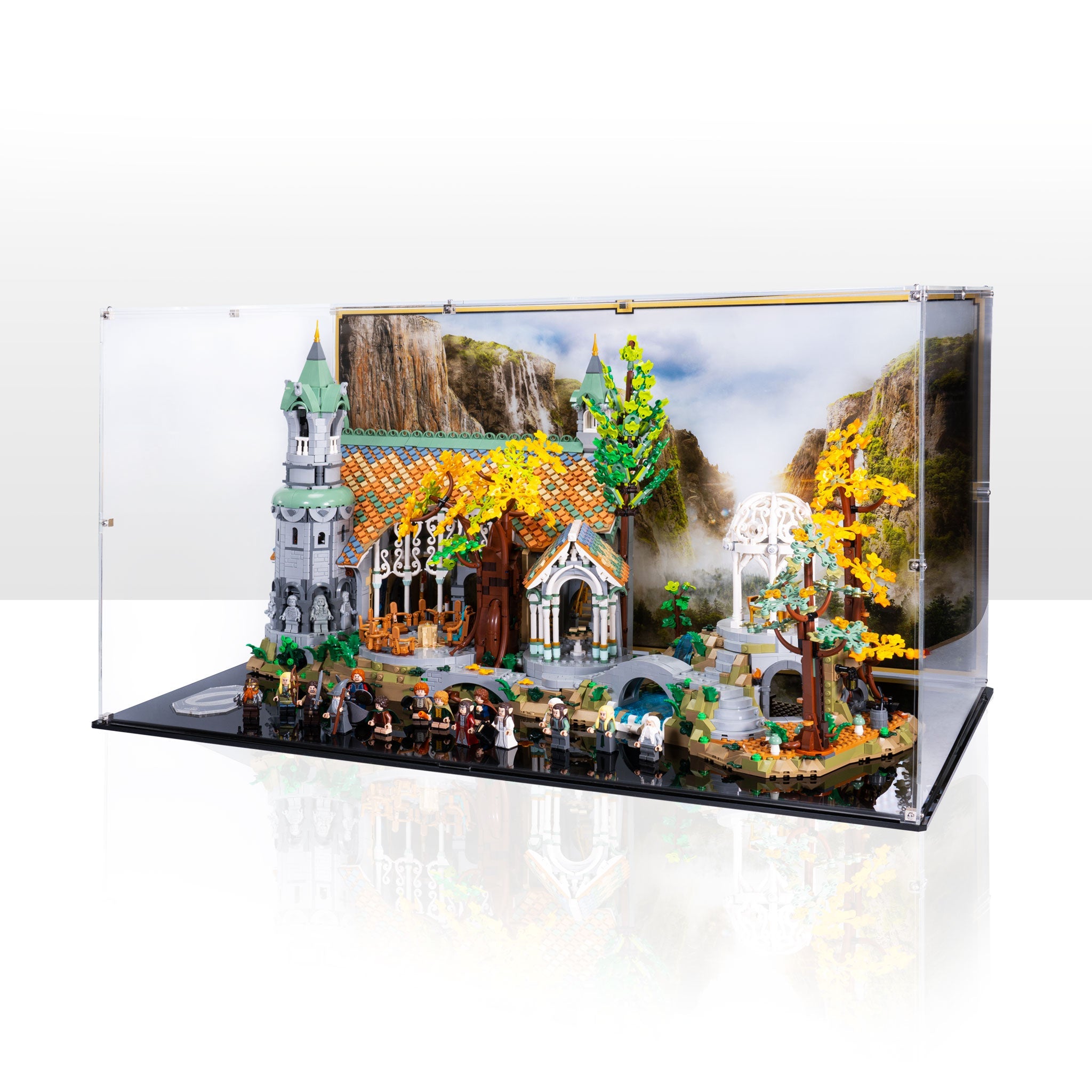 Display Case for LEGO® Icons: Lord of the Rings Rivendell™ (10316)
