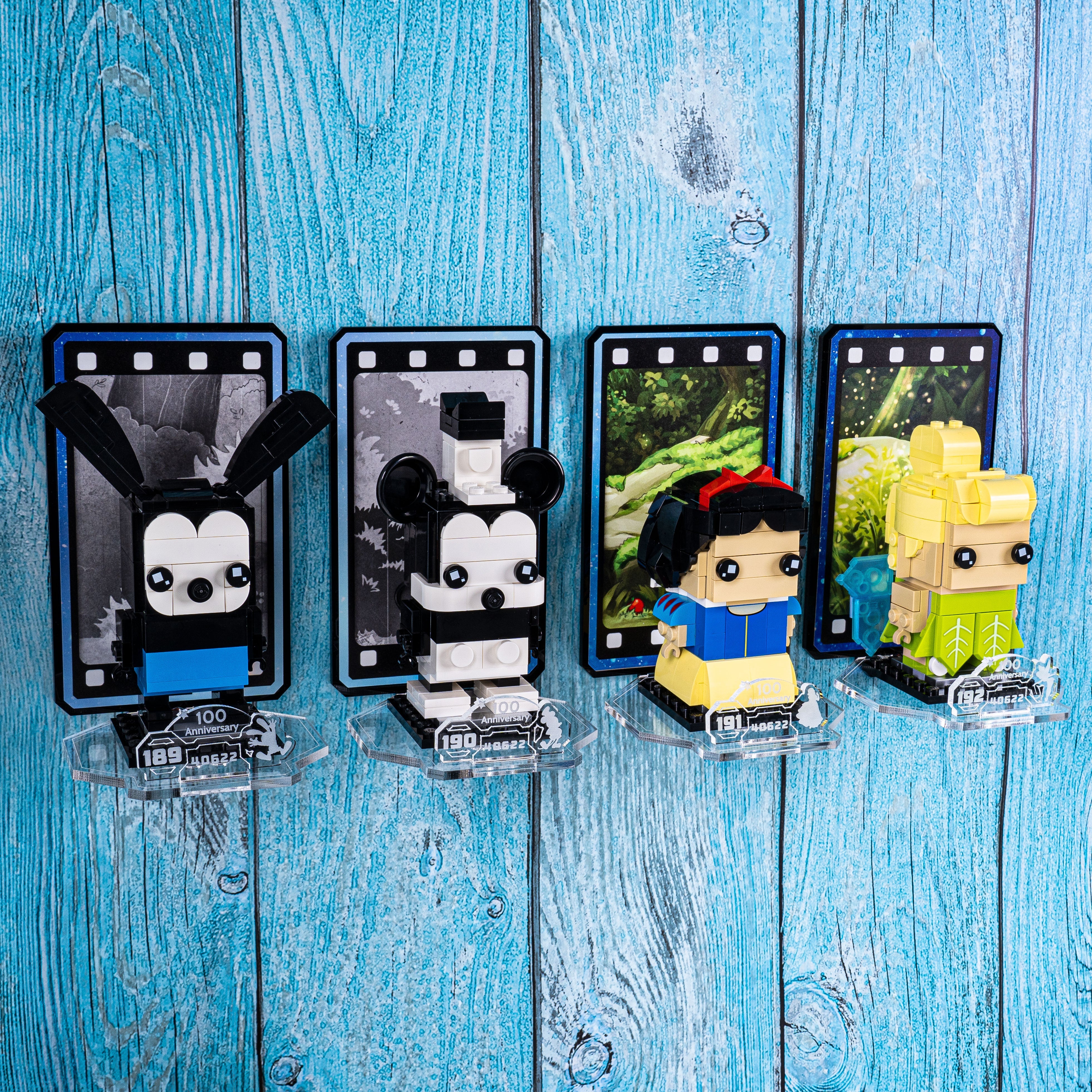 Wall Mounted Display for LEGO® Brickheadz Disney 100th Celebration (40622)