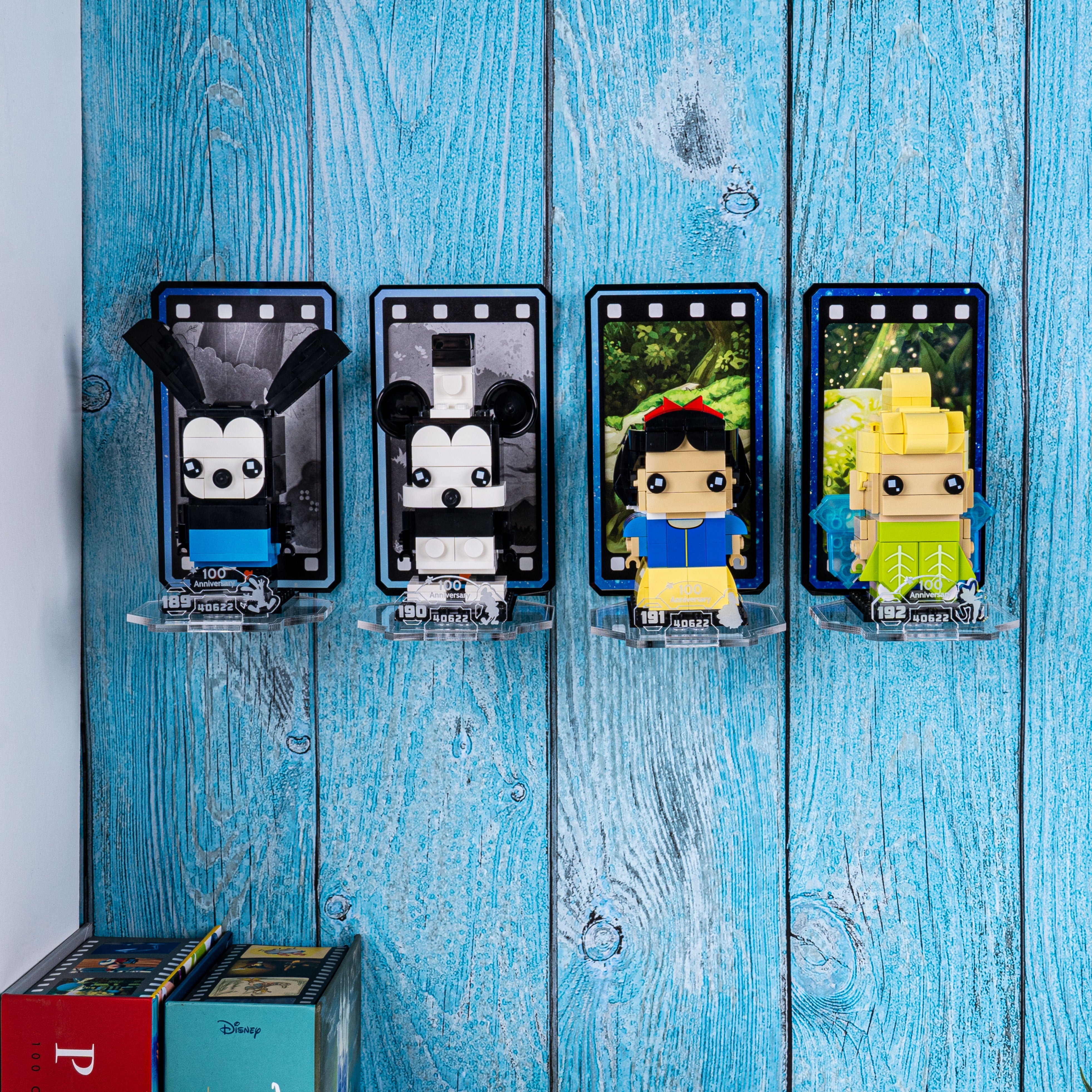 Wall Mounted Display for LEGO® Brickheadz Disney 100th Celebration (40622)
