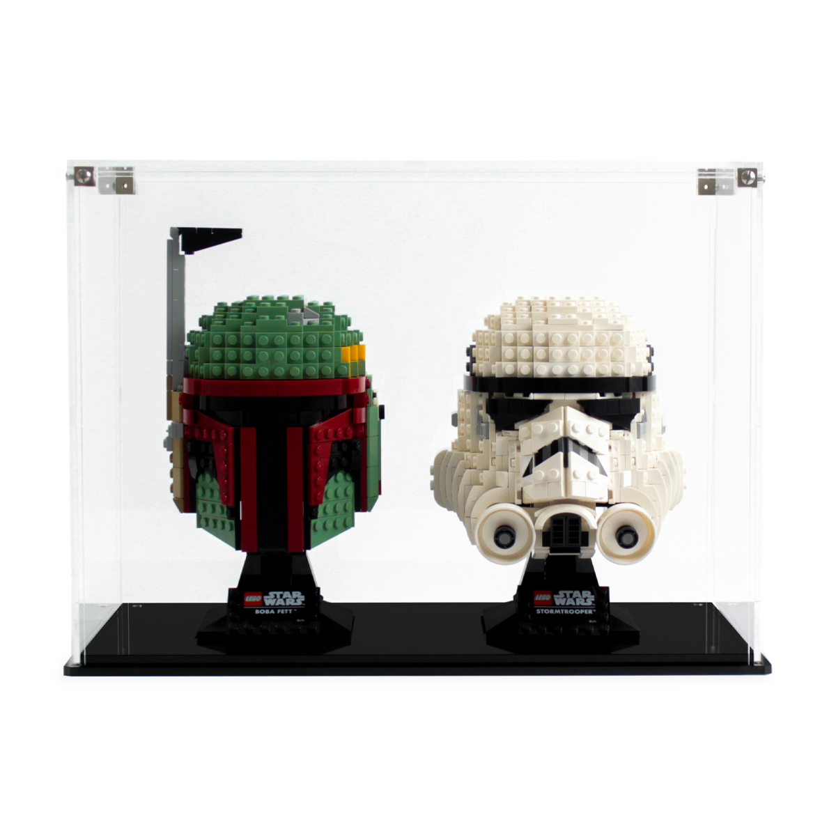 Dual Display Case for two LEGO® Helmets