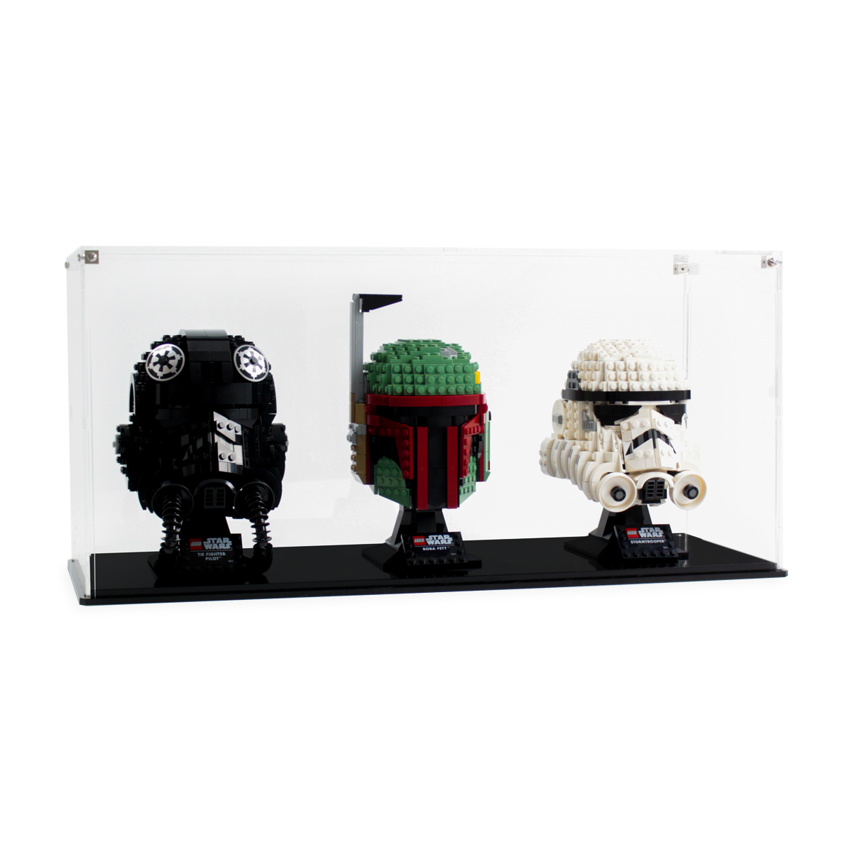 Display Case for three LEGO® Helmets