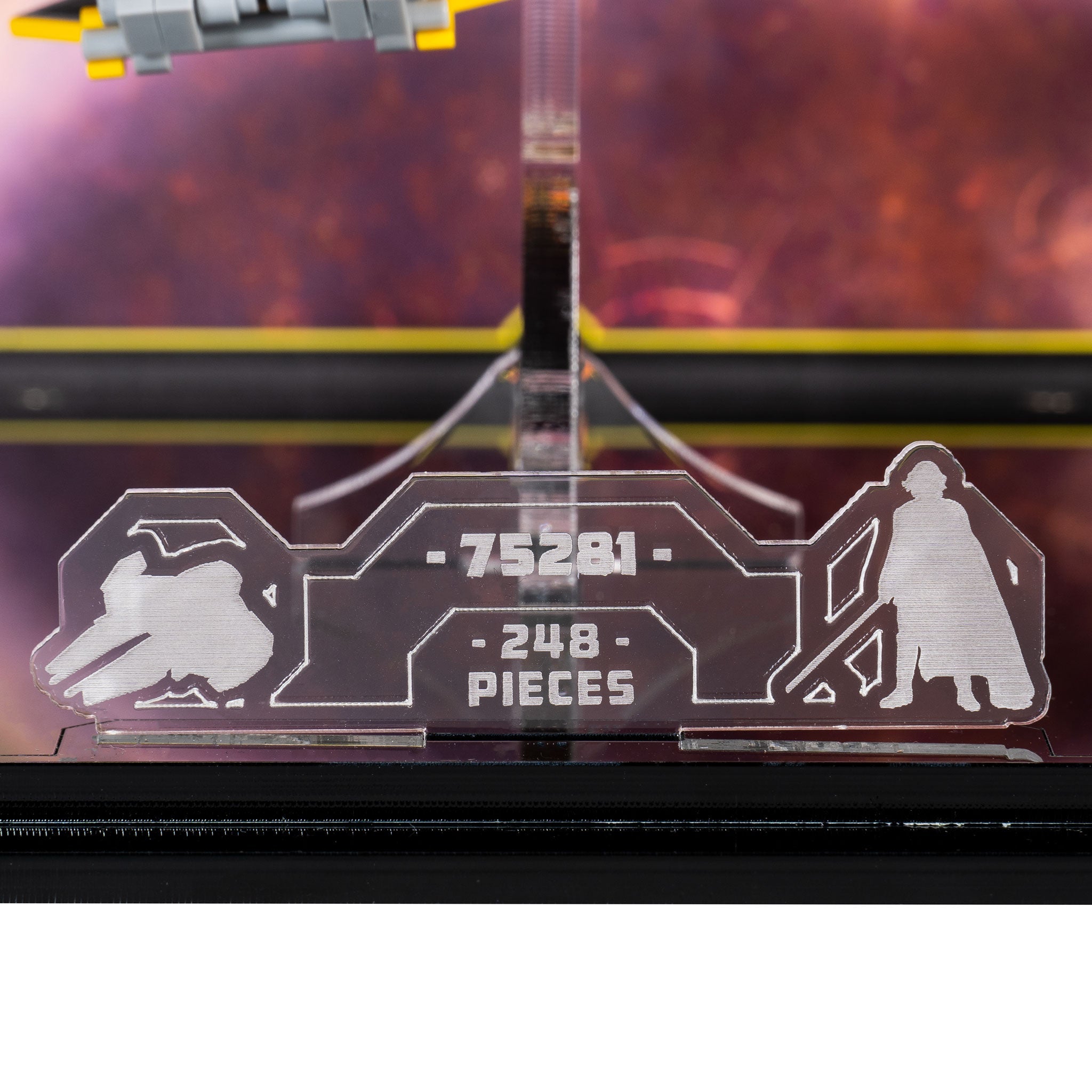 Display Case for LEGO® Star Wars: Anakin's Jedi Interceptor (75281)