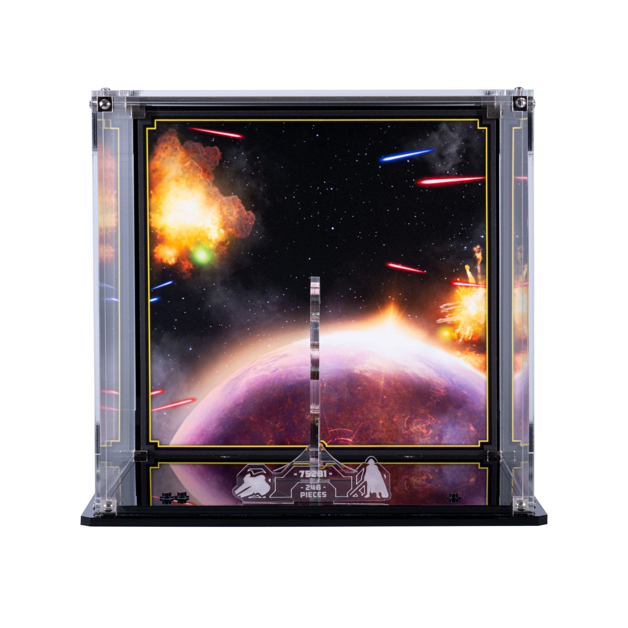 Display Case for LEGO® Star Wars: Anakin's Jedi Interceptor (75281)